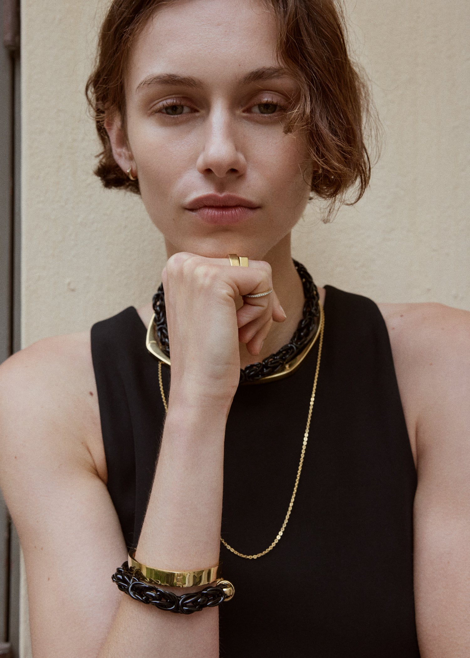 Byzantine bracelet black/gold - Image 3