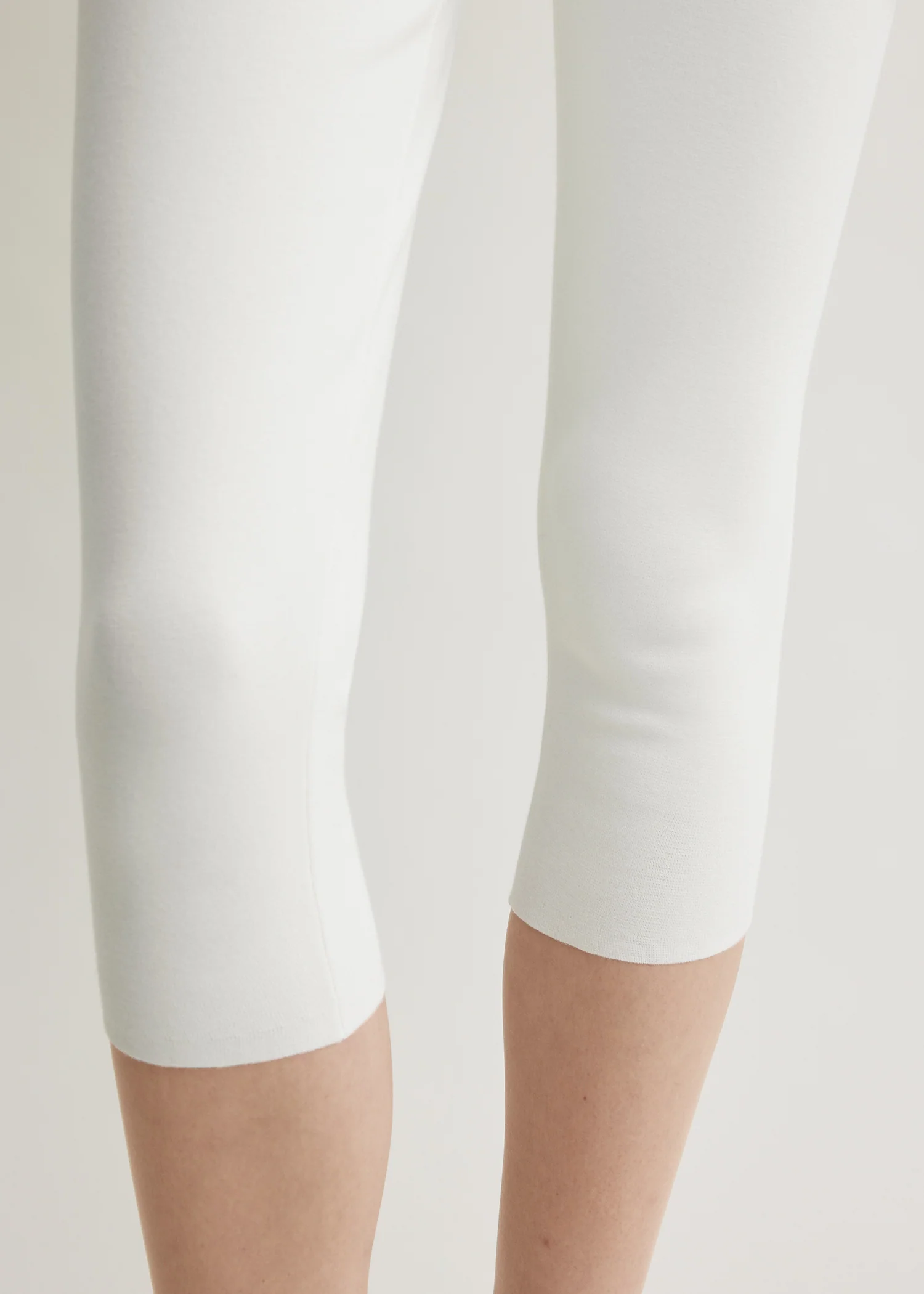 Capri knit leggings off-white - Image 4