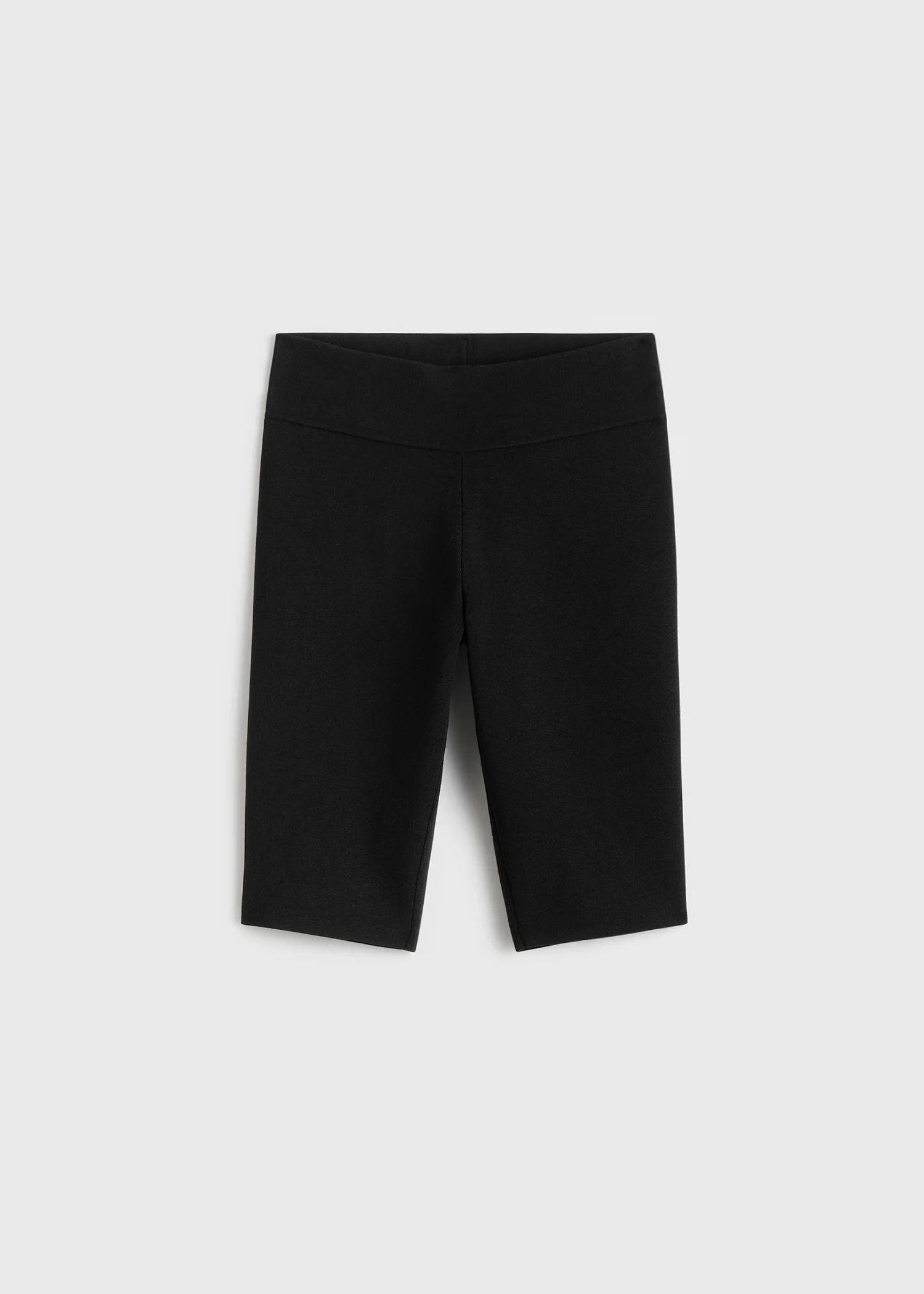Capri knit shorts black - Image 5