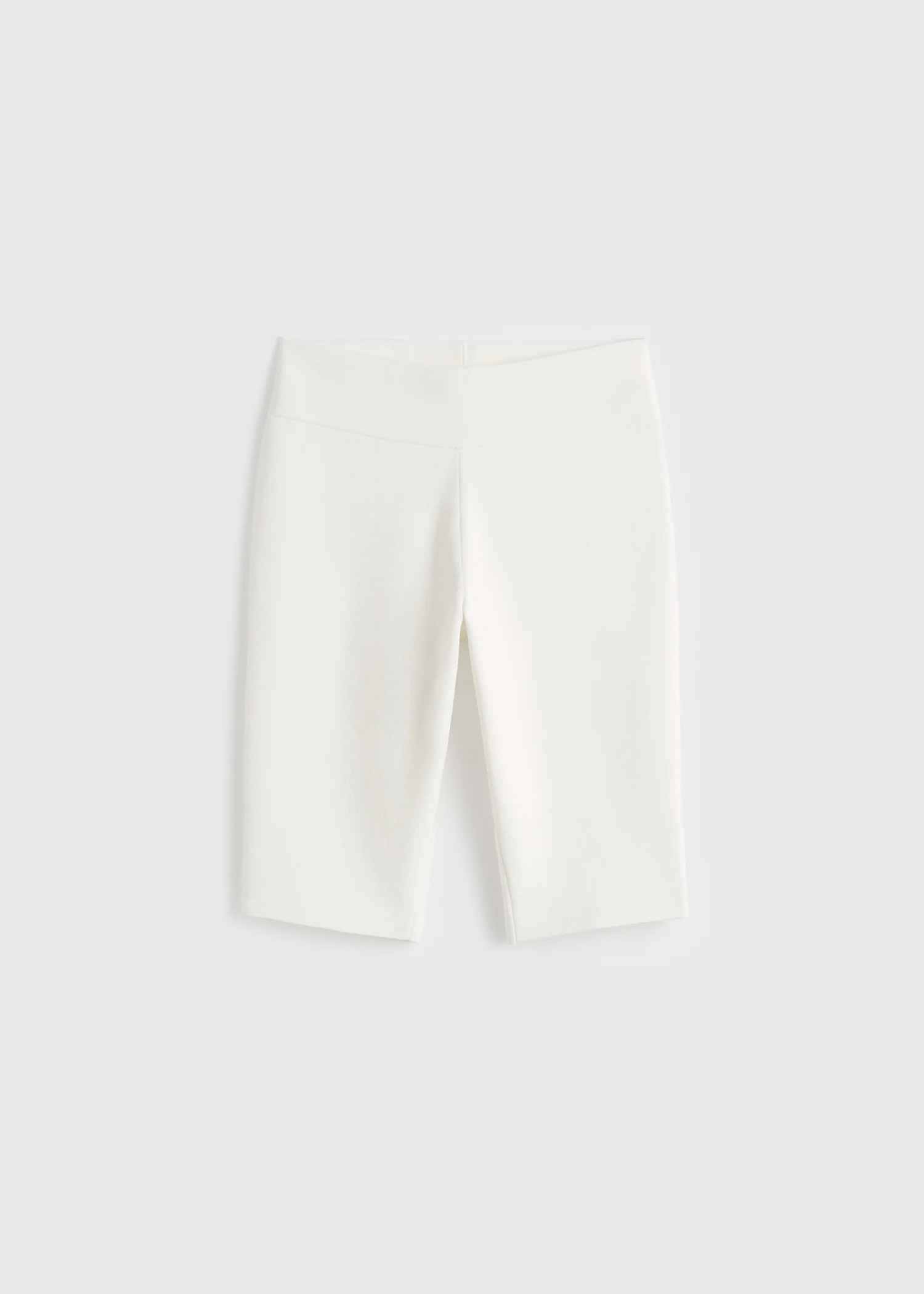 Capri knit shorts off-white - Image 5
