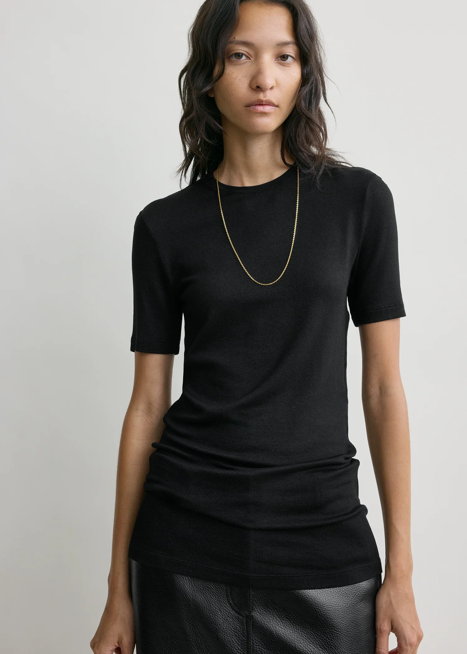 Classic jersey tee black - Image 4