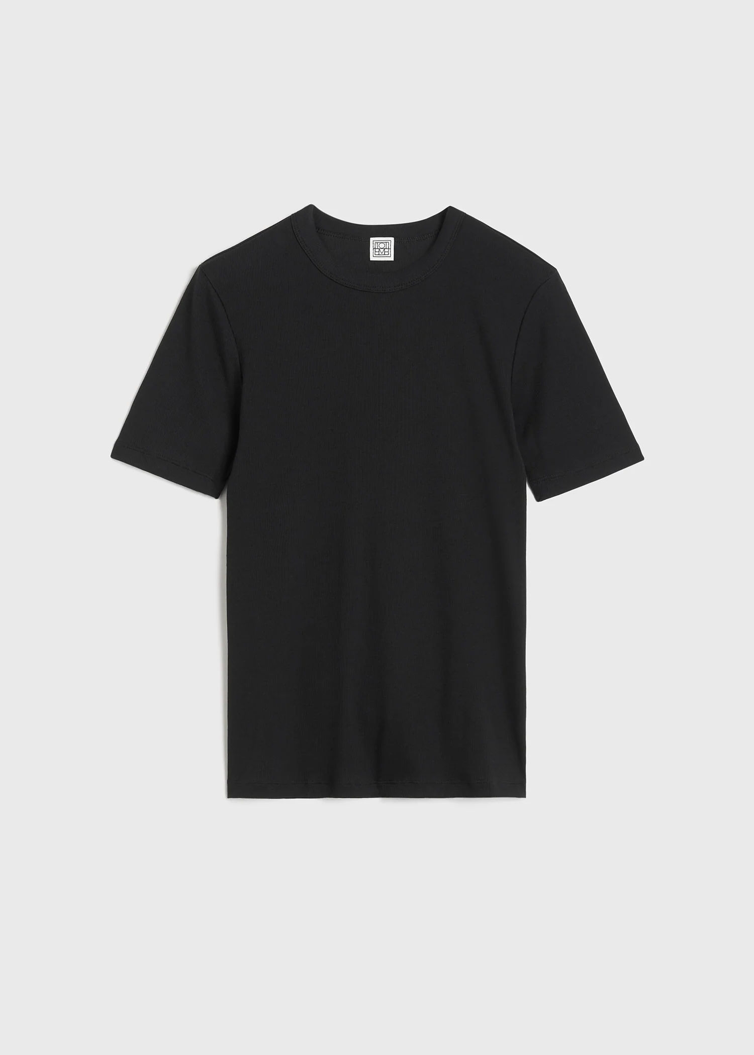 Classic rib tee black - Image 6
