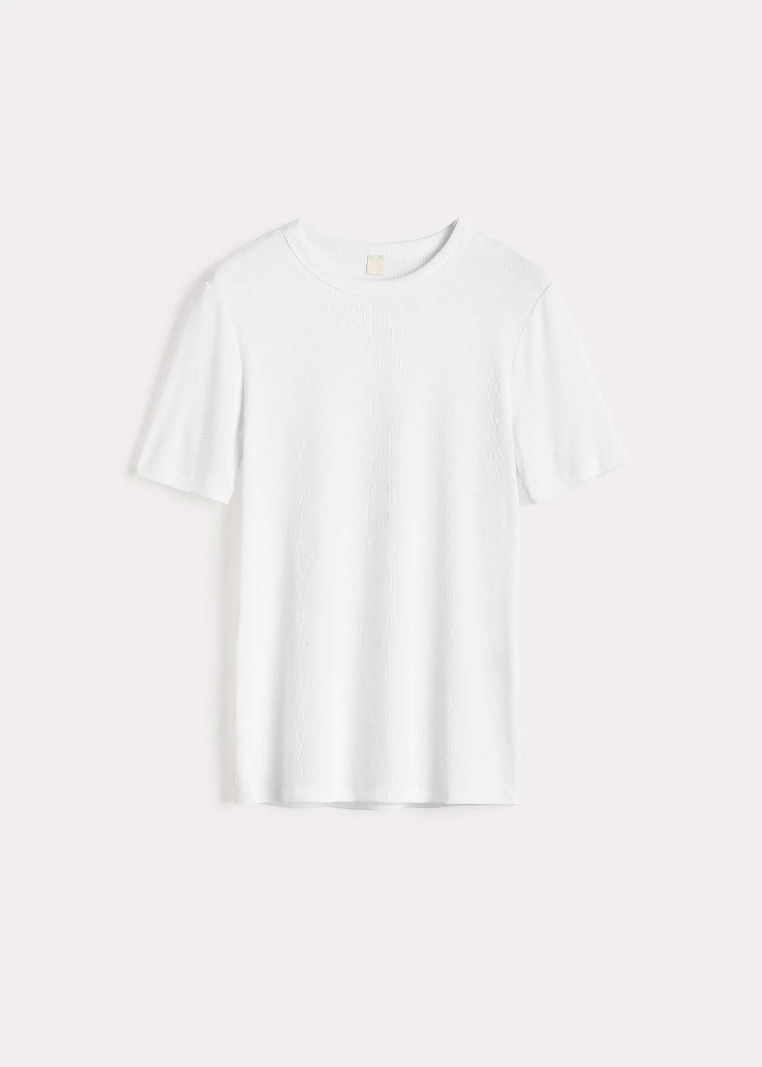 Classic rib tee white - Image 6