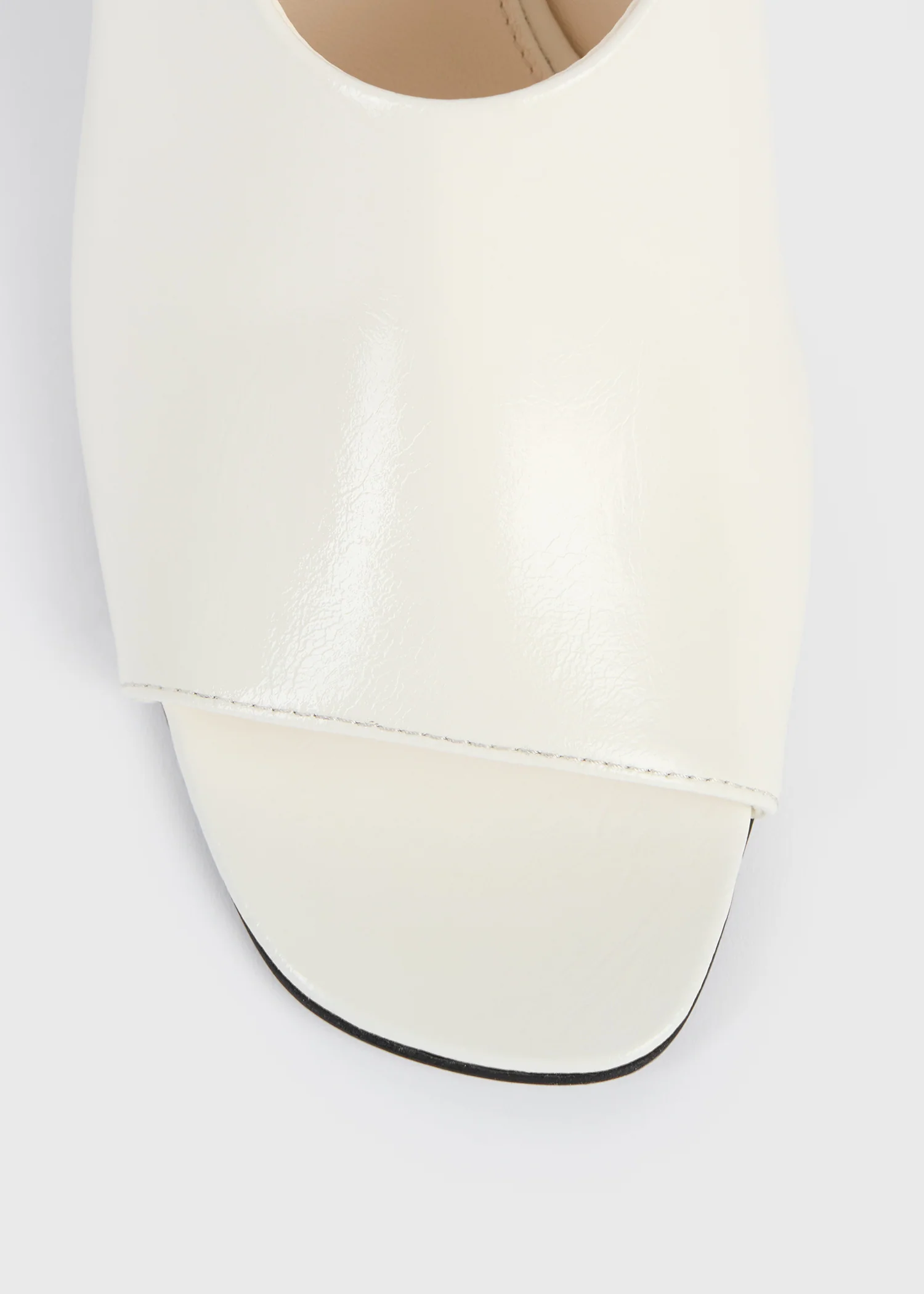 Contour naplack slingbacks off-white - Image 6