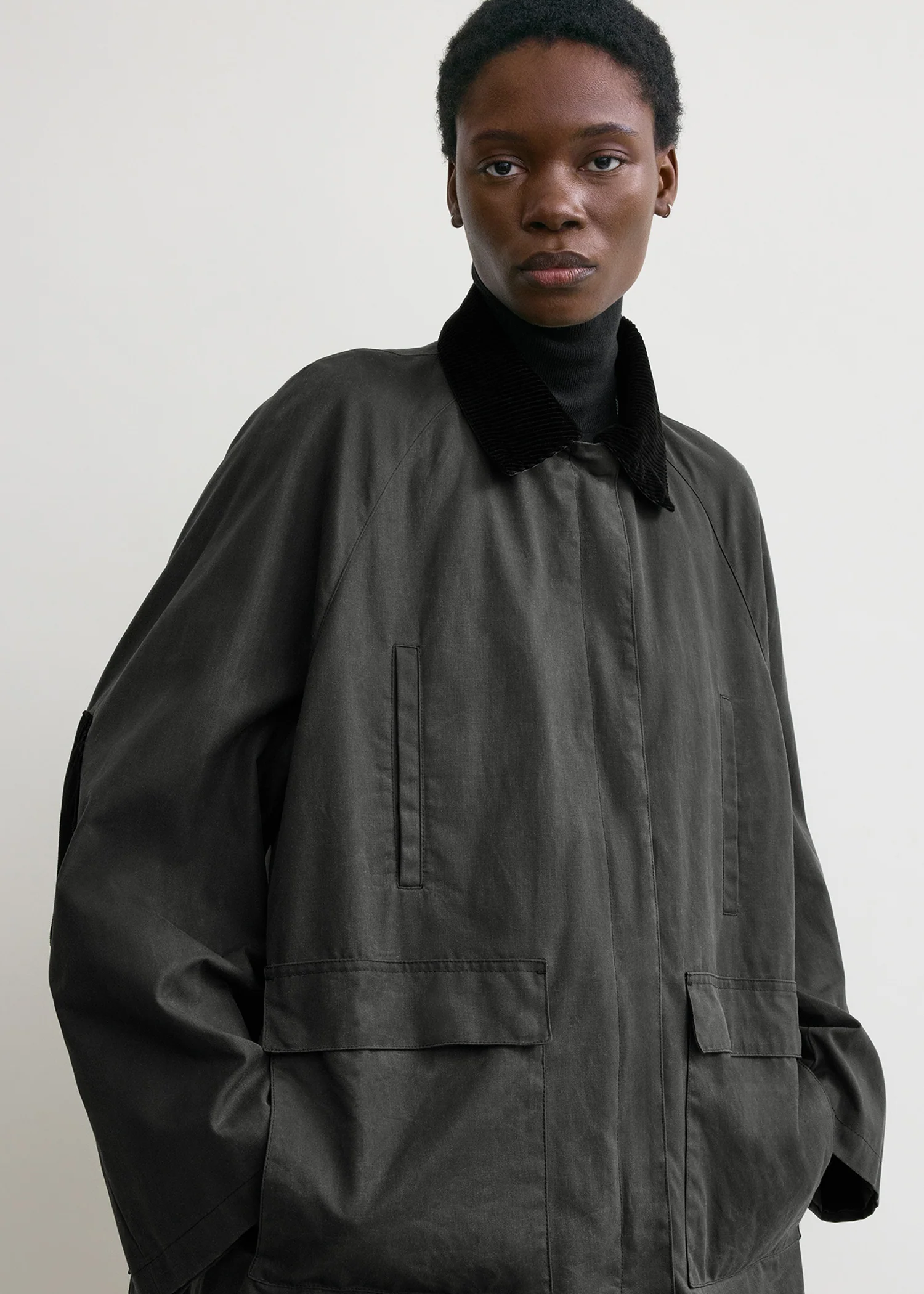 Country jacket washed black - Image 4