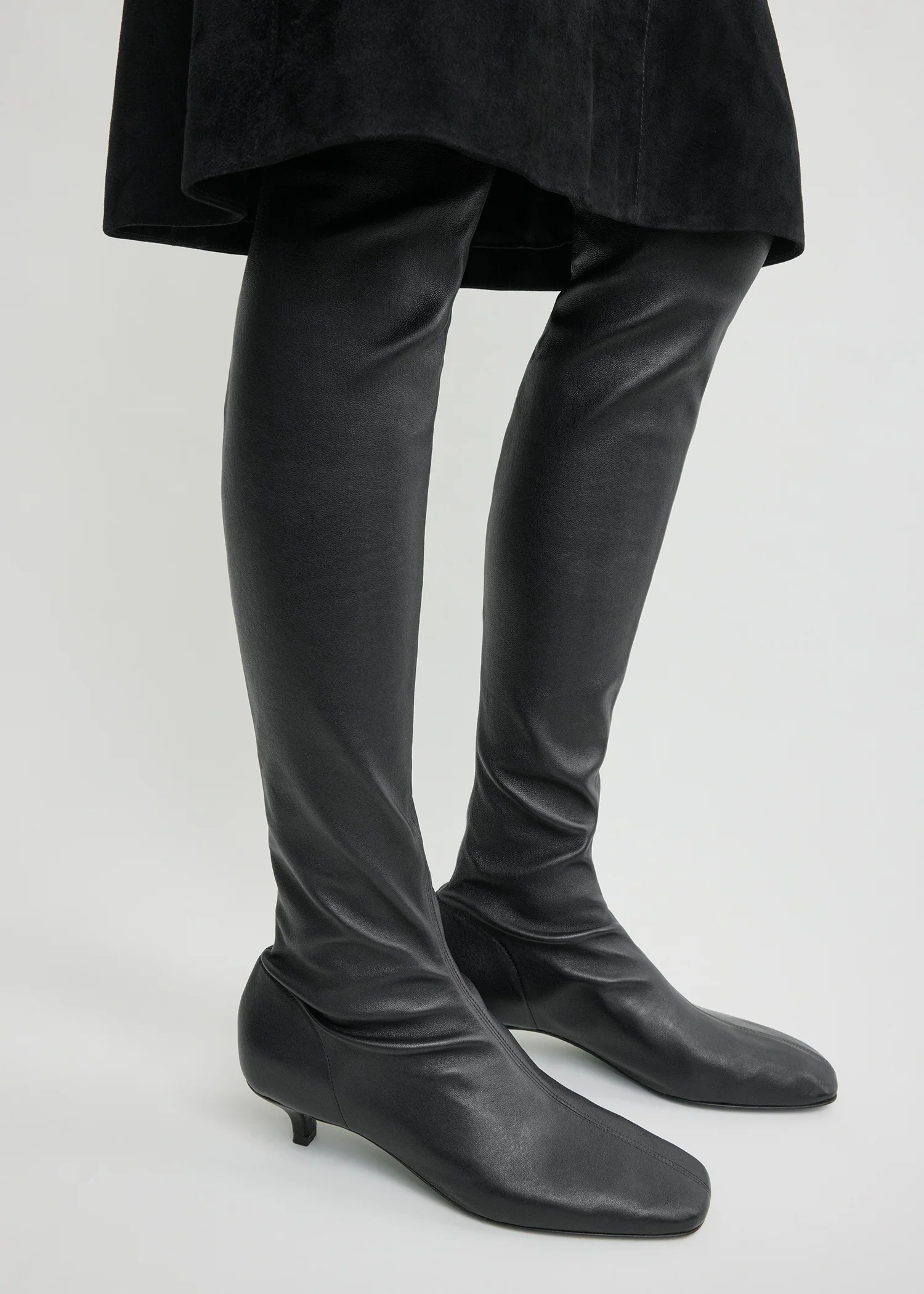 Day nappa knee-high boots black - Image 3