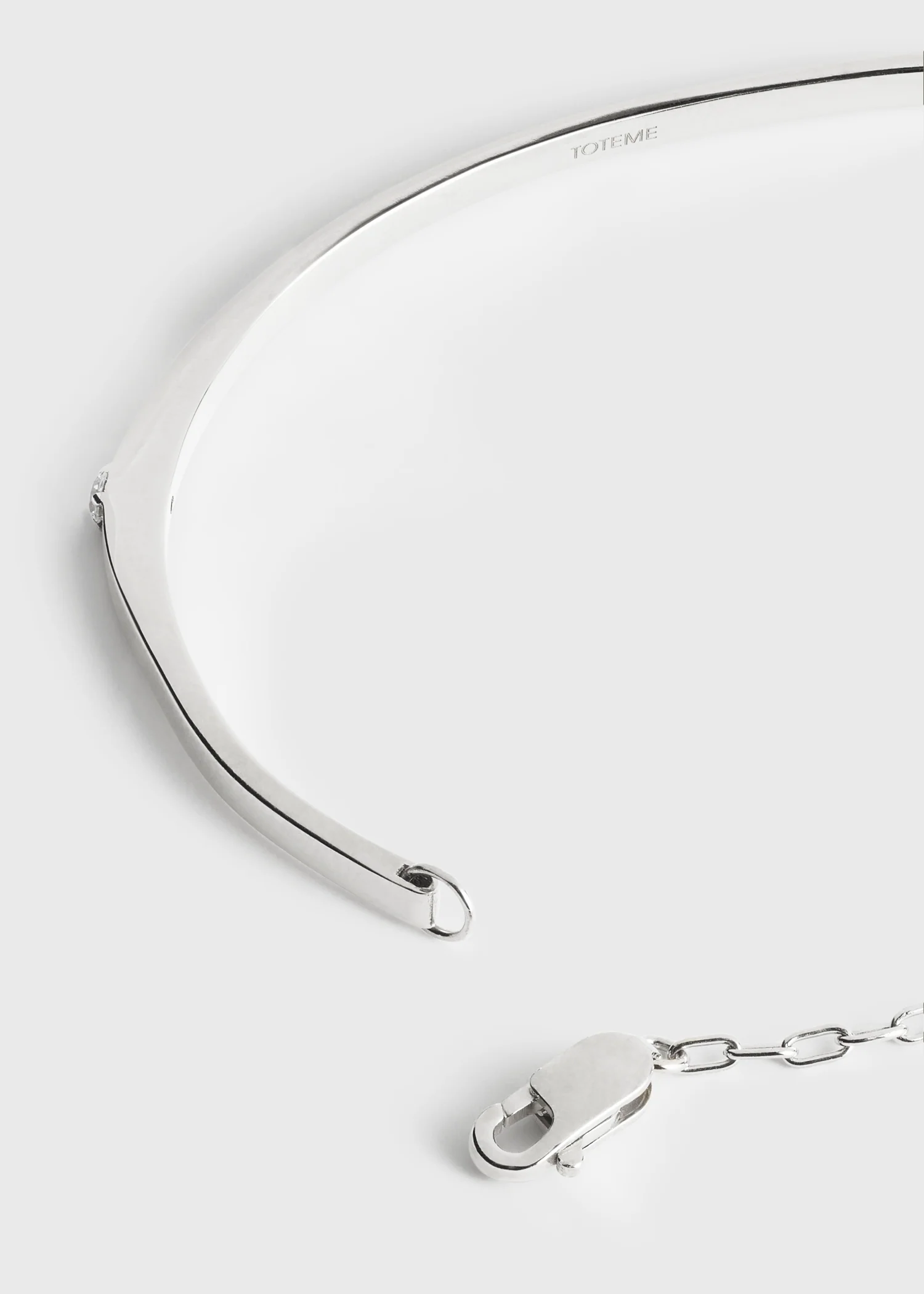 Diamond chain bracelet 18kt white gold - Image 5