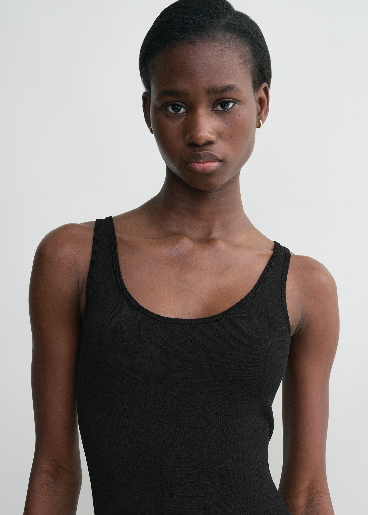 Evening tank dress black - Image 4