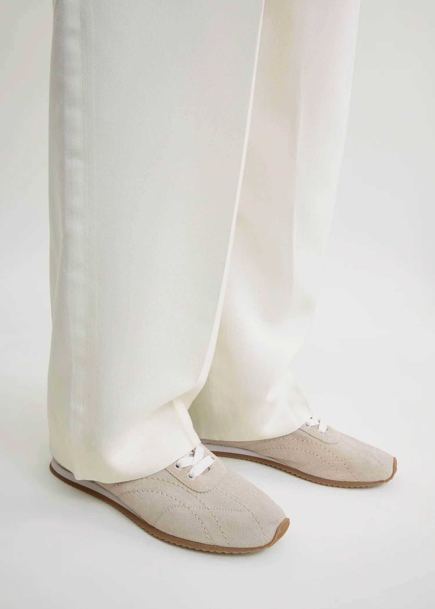 Flex suede sneakers stone - Image 3