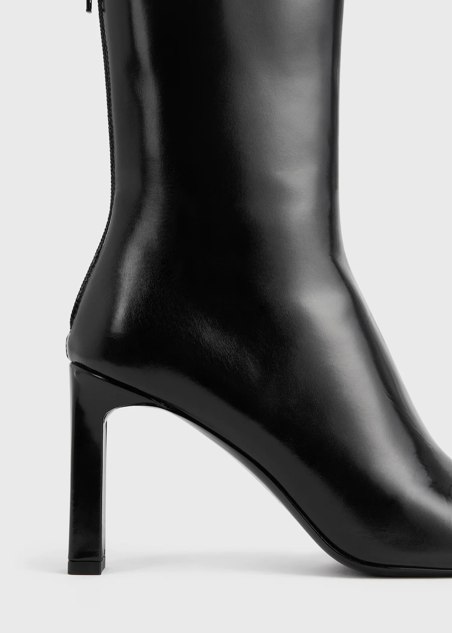 Bar glossy leather boots black - Image 5