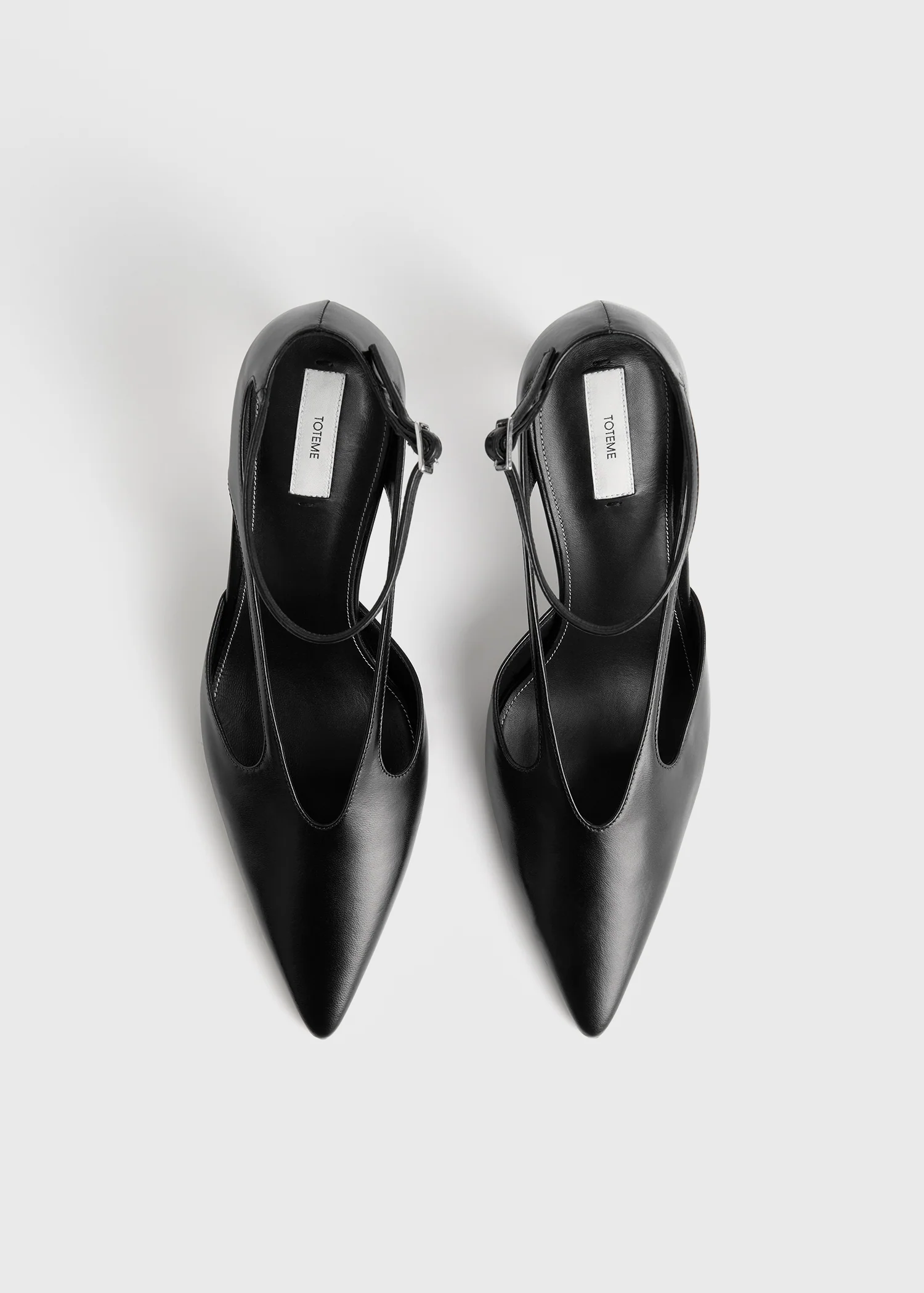 Leather stiletto pumps black - Image 4