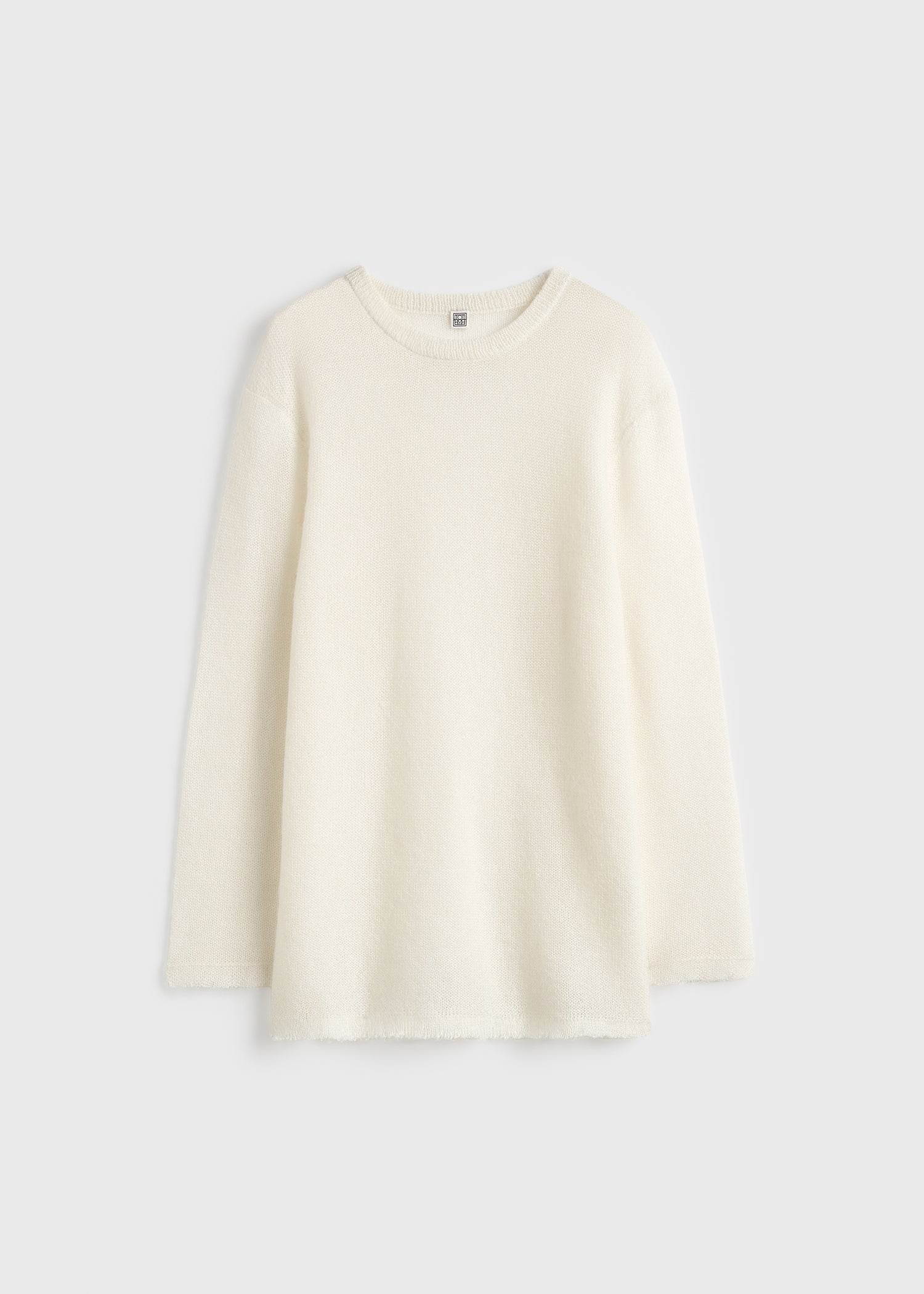 Long open weave knit off-white - Image 6