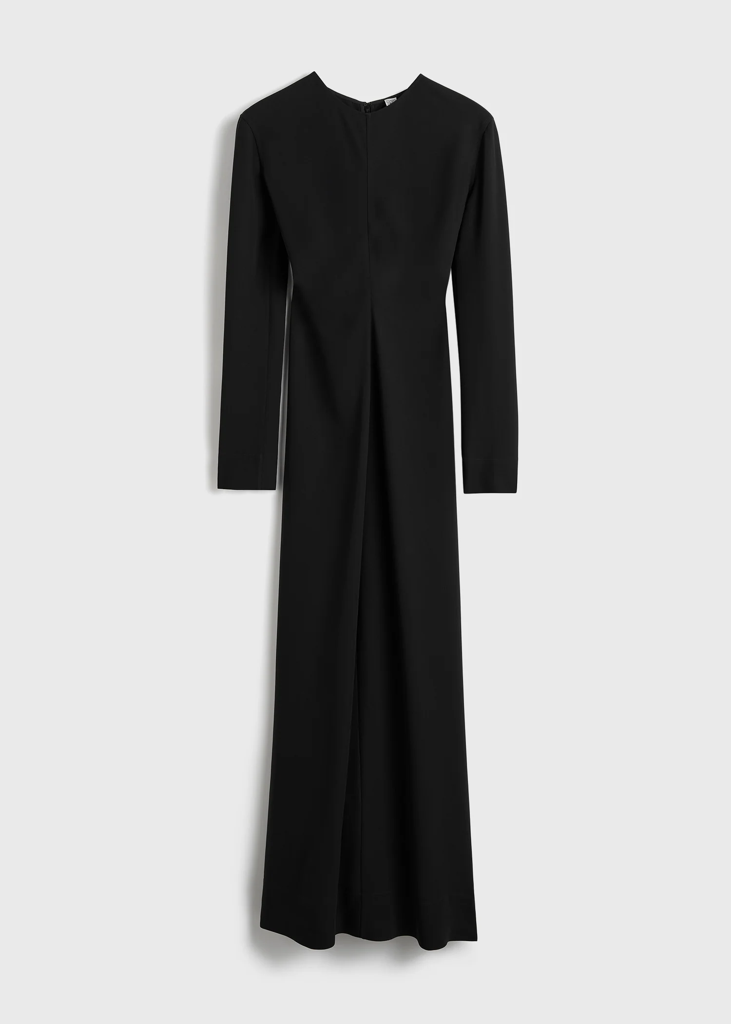 Long-sleeve slouch waist dress black - Image 5