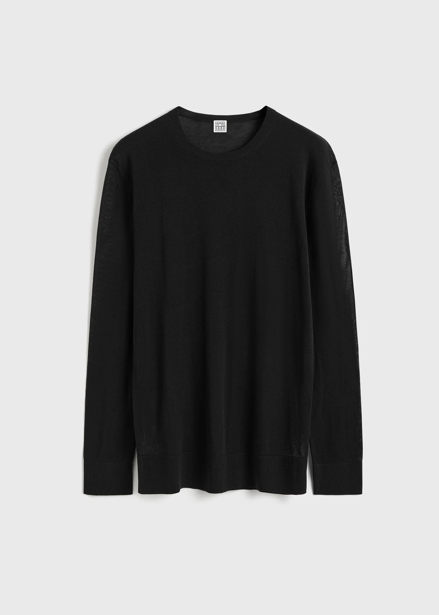 Long-sleeve tee knit black - Image 5