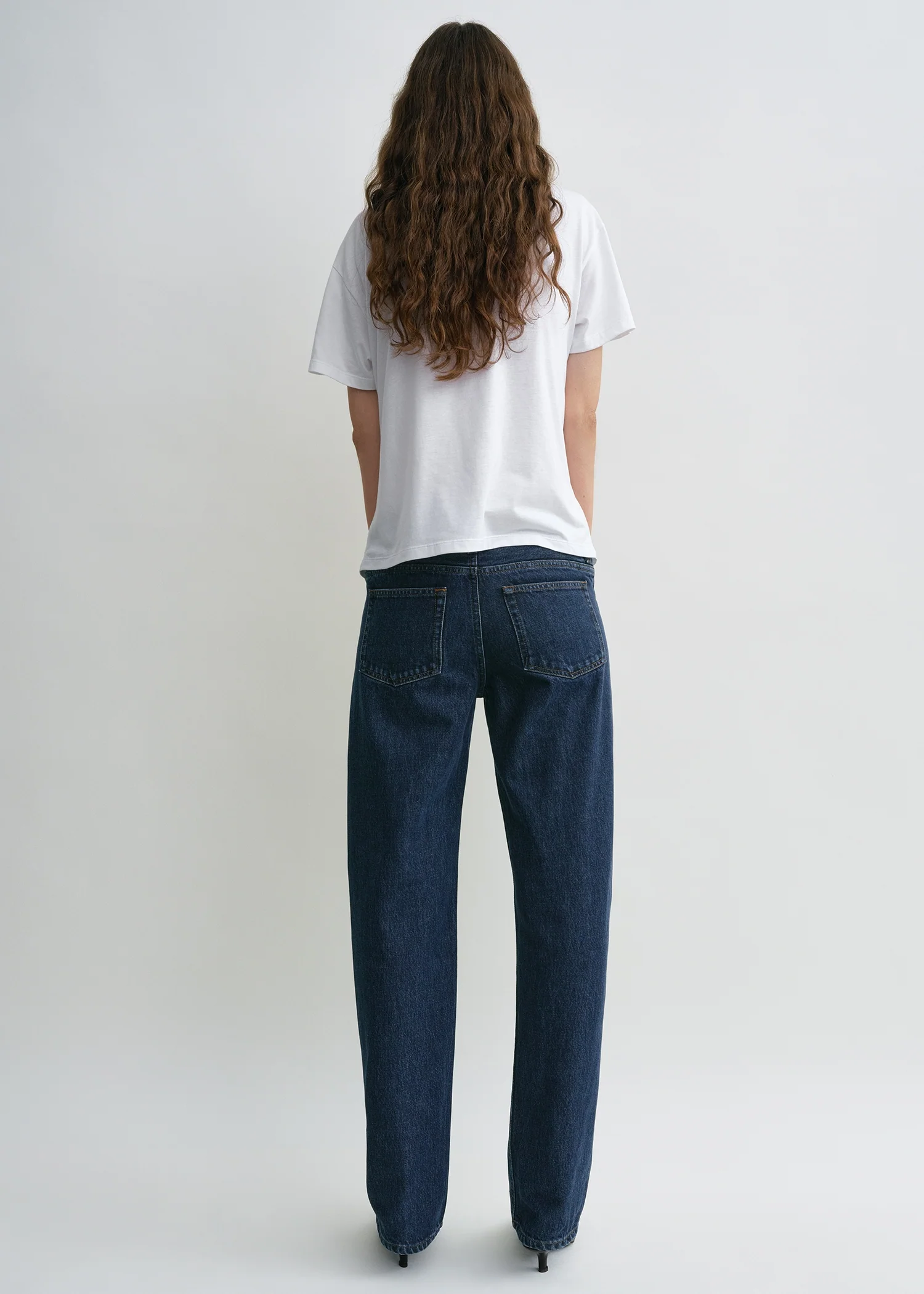 Low straight denim indigo - Image 3