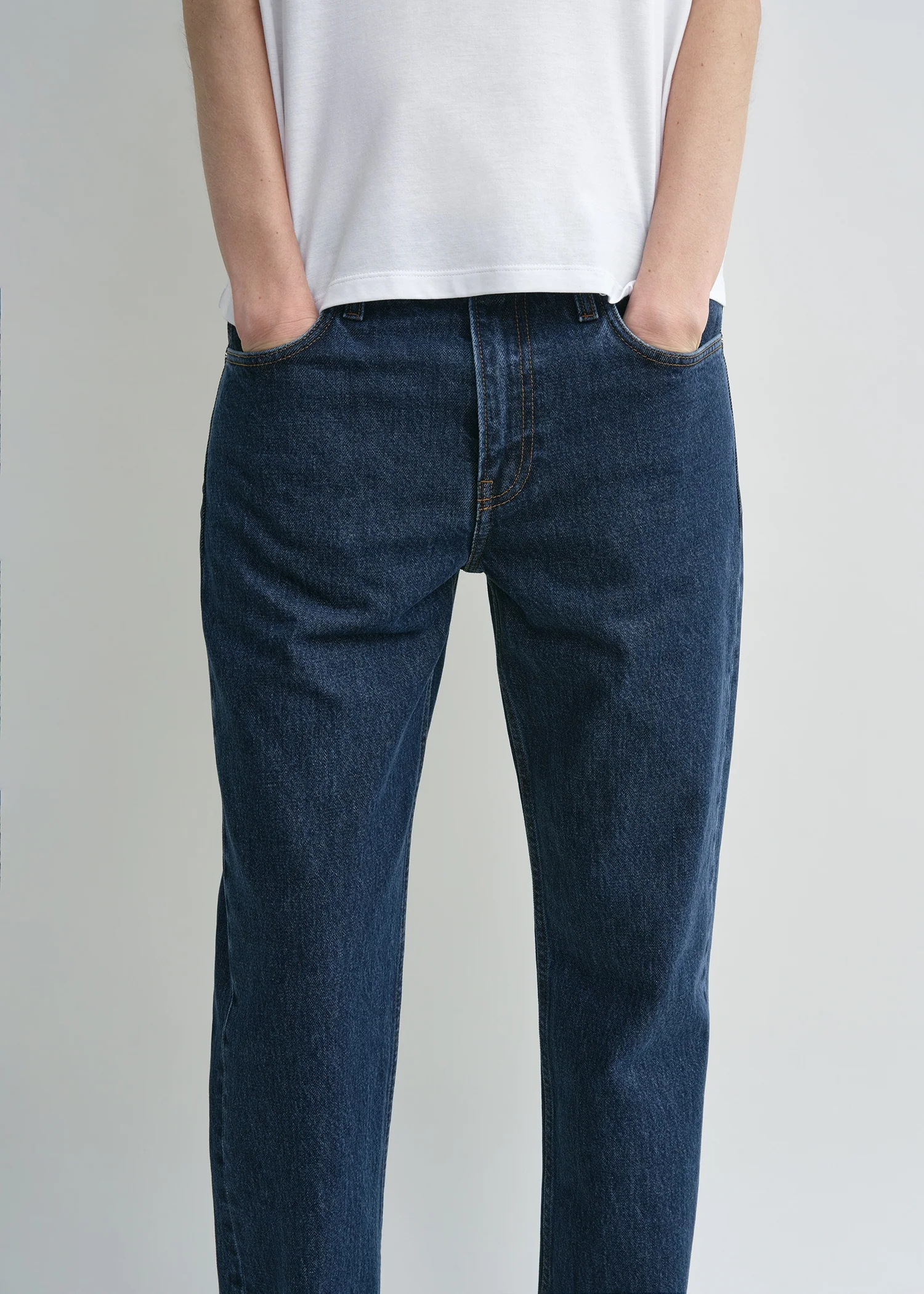 Low straight denim indigo - Image 4