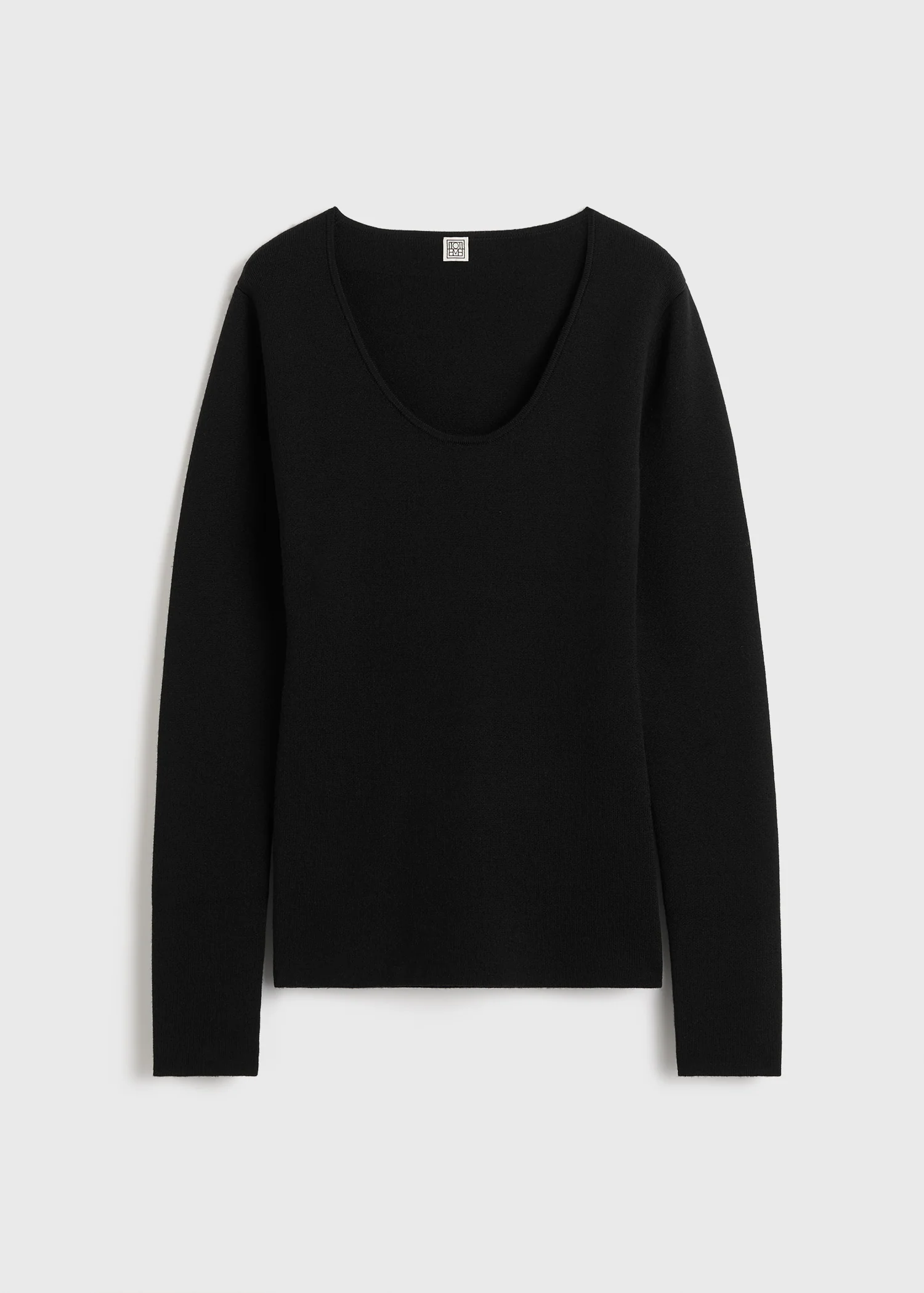 Merino knit top black - Image 5