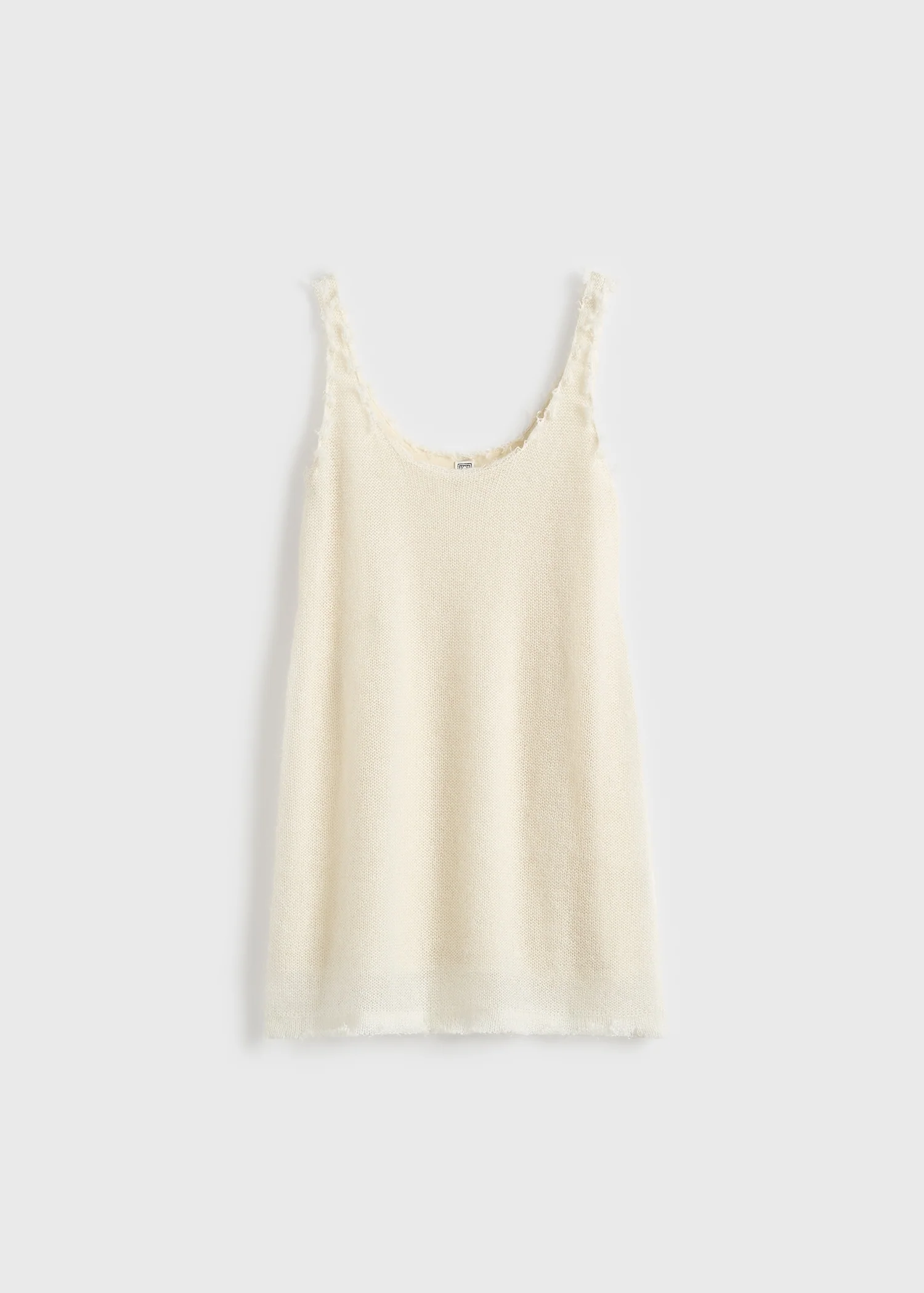 Mohair knit tank off-white - Image 5