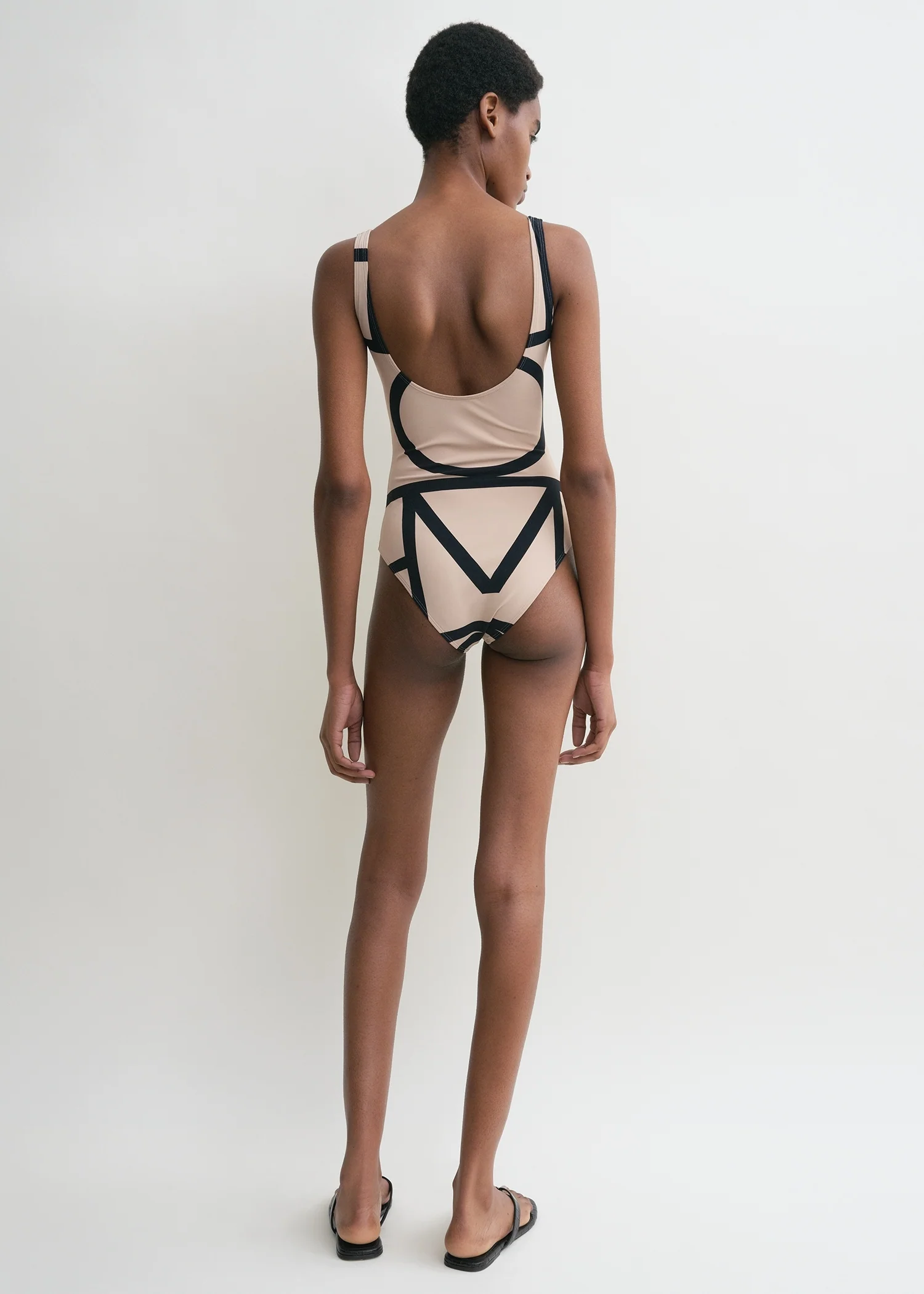 Monogram swimsuit beige - Image 3