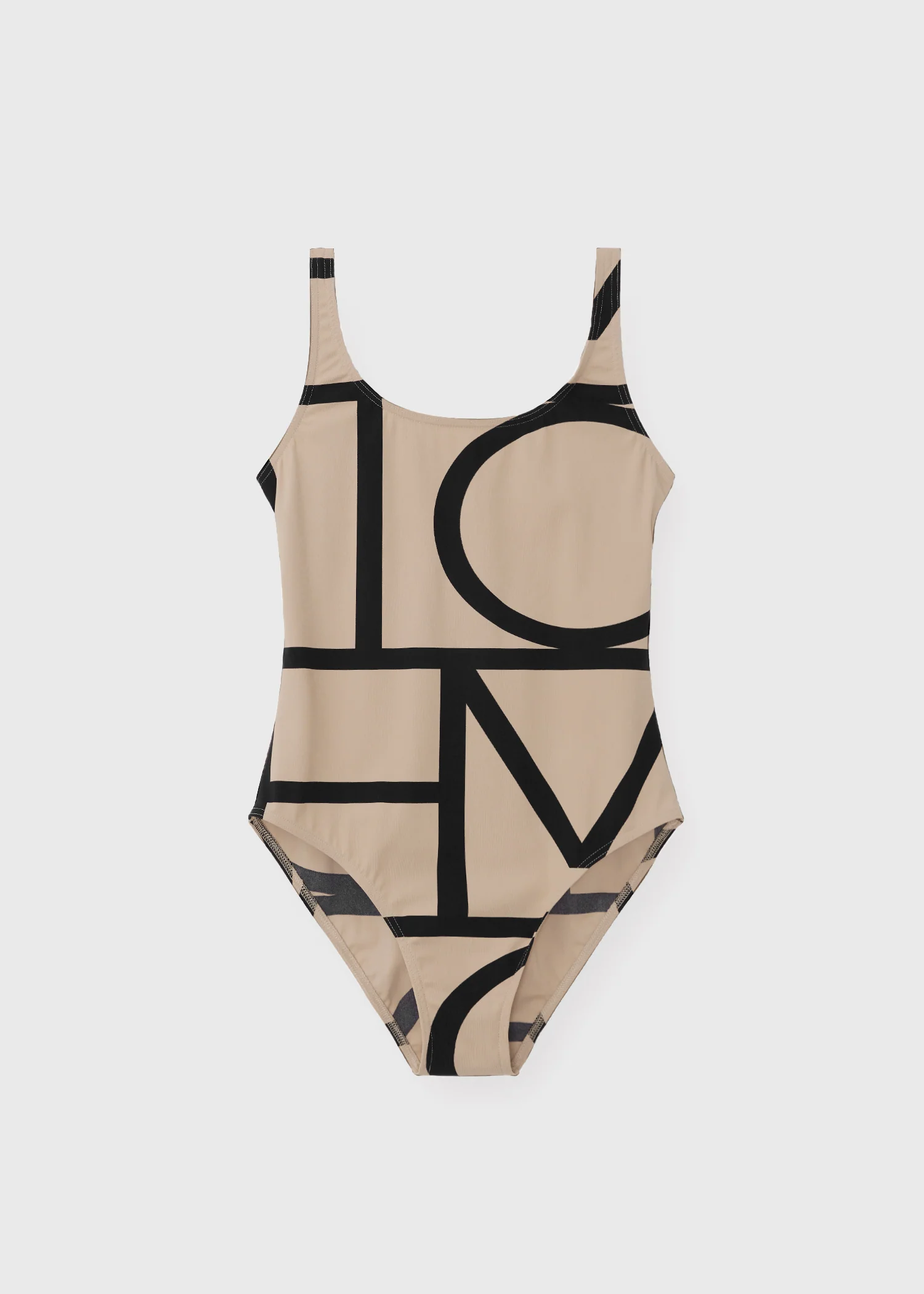 Monogram swimsuit beige - Image 5