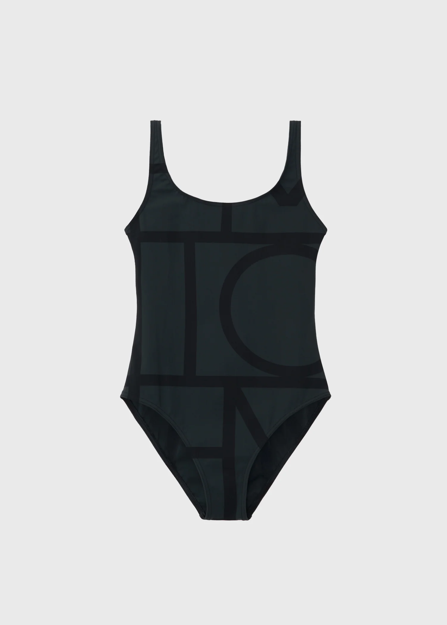 Monogram swimsuit black/black - Image 5