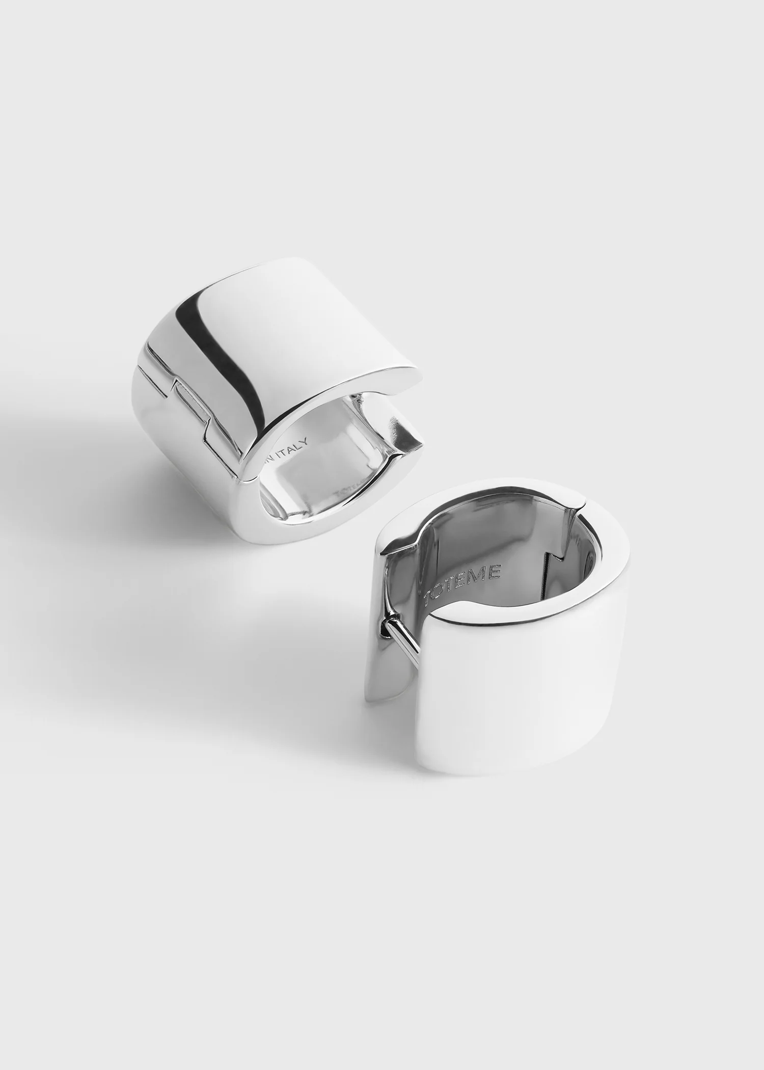 Petite signature hoops silver - Image 4