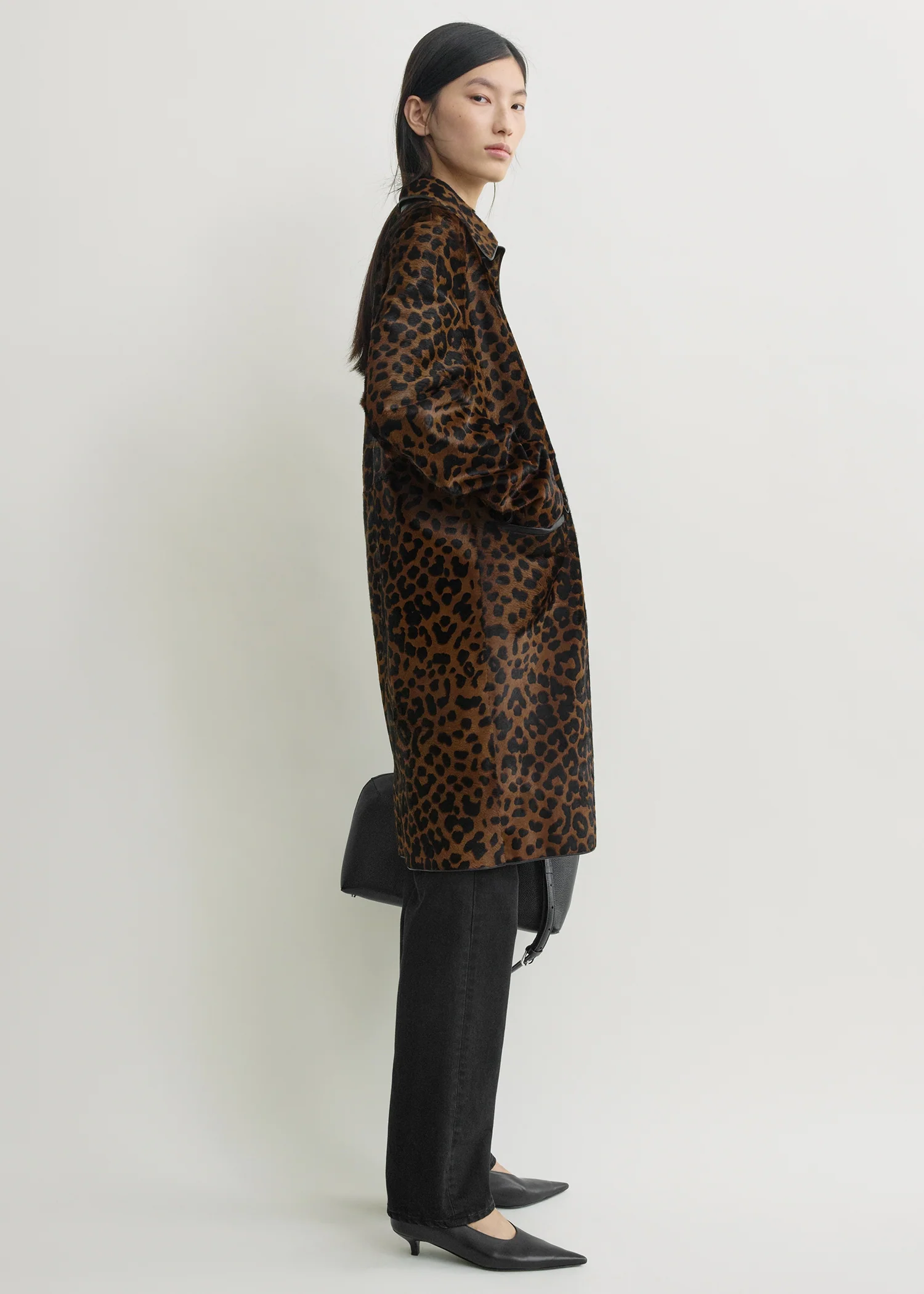 Pony hair coat leopard - Image 3