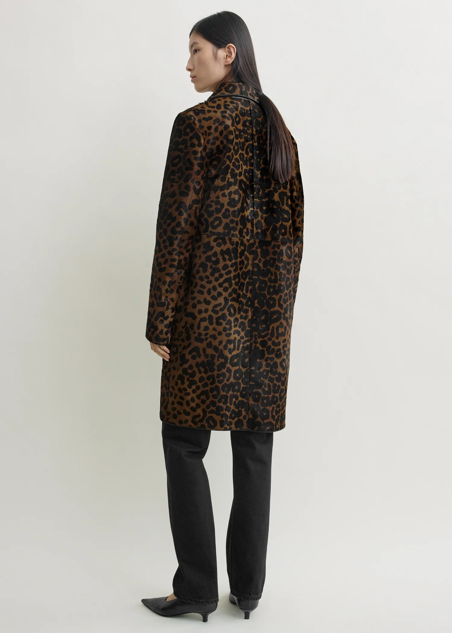 Pony hair coat leopard - Image 4