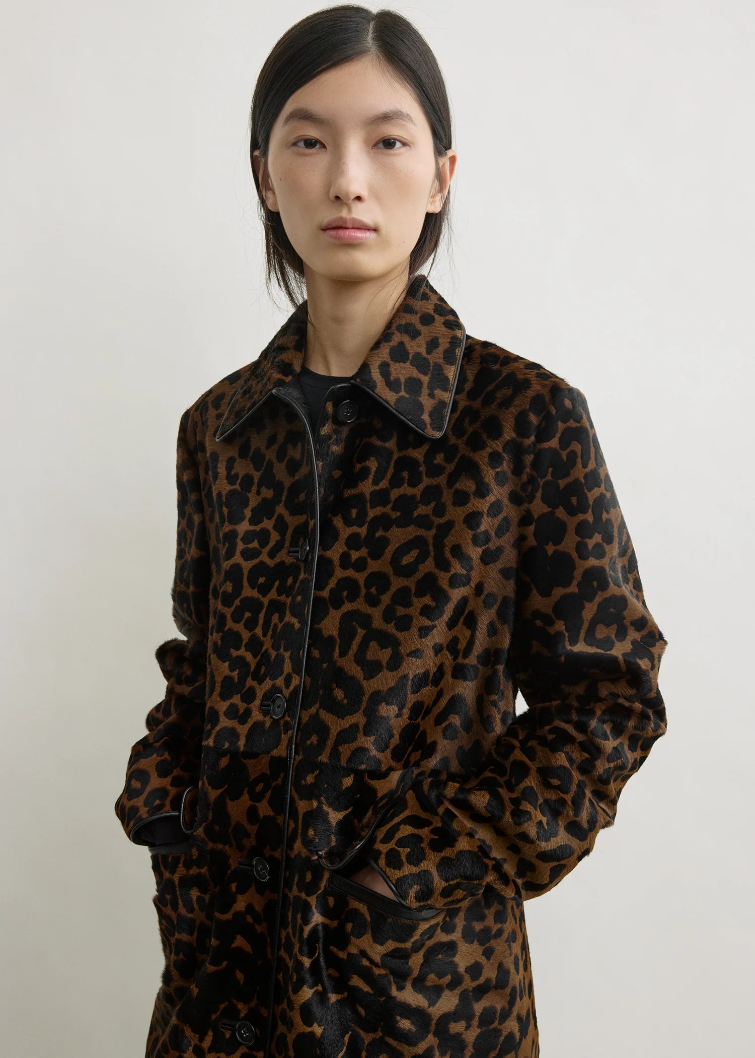 Pony hair coat leopard - Image 5