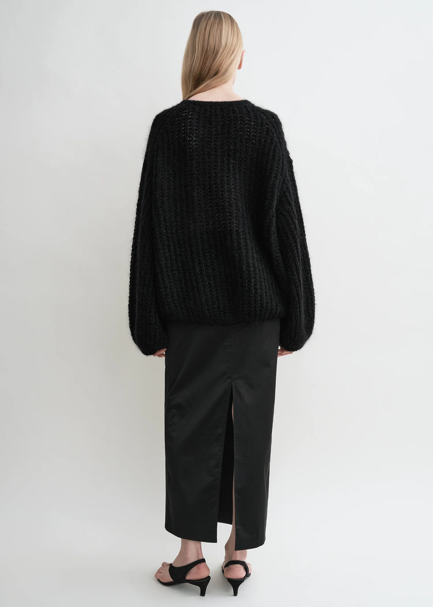Puffed knit black - Image 3