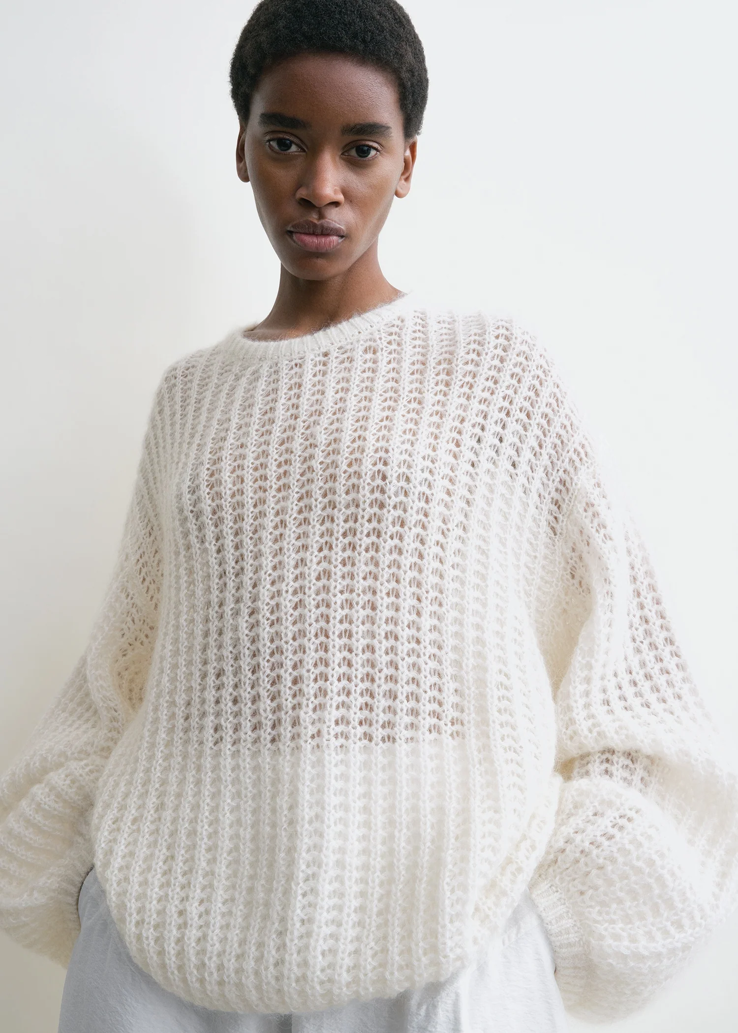 Puffed knit off-white - Image 4