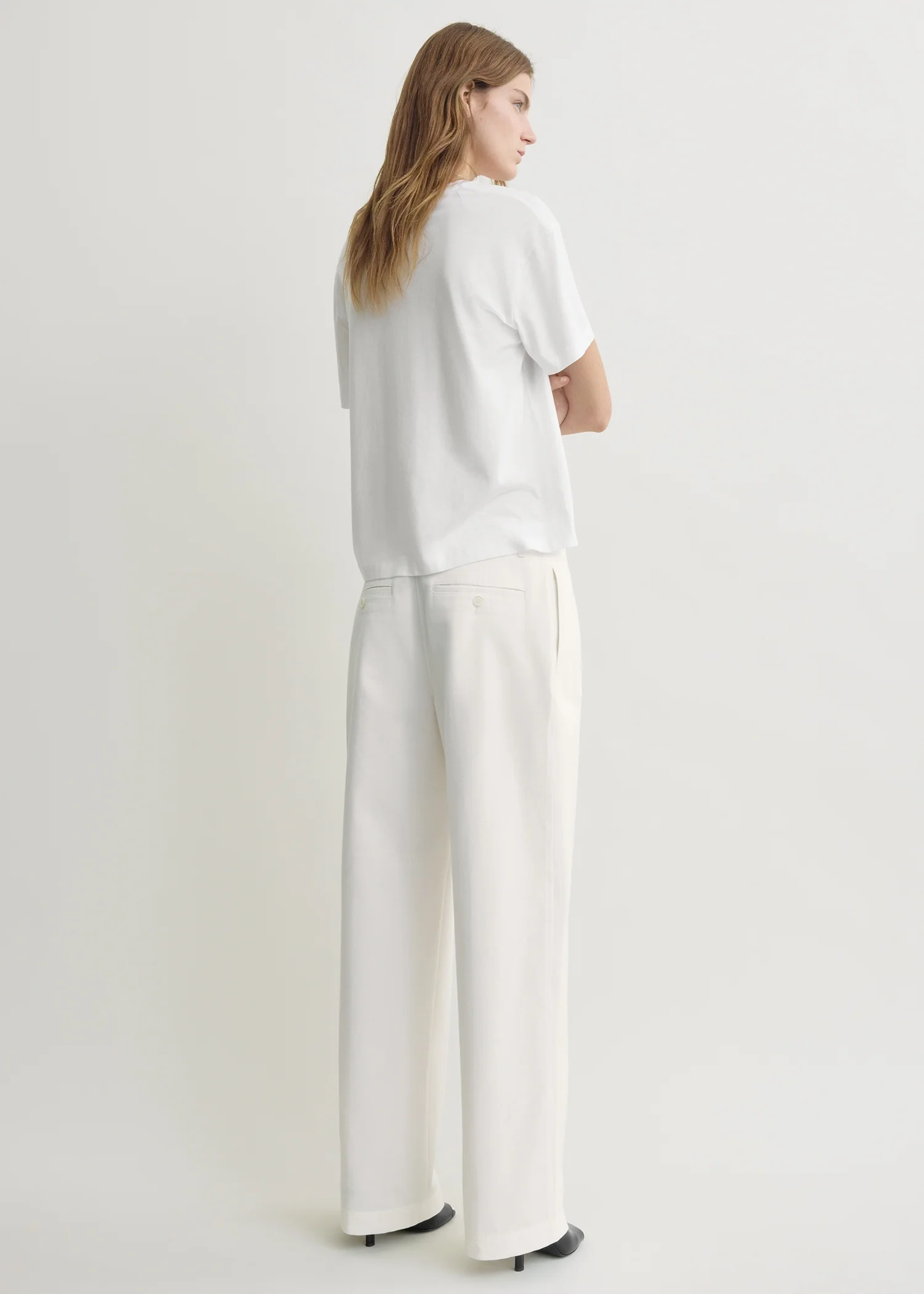 Relaxed chino trousers white - Image 3