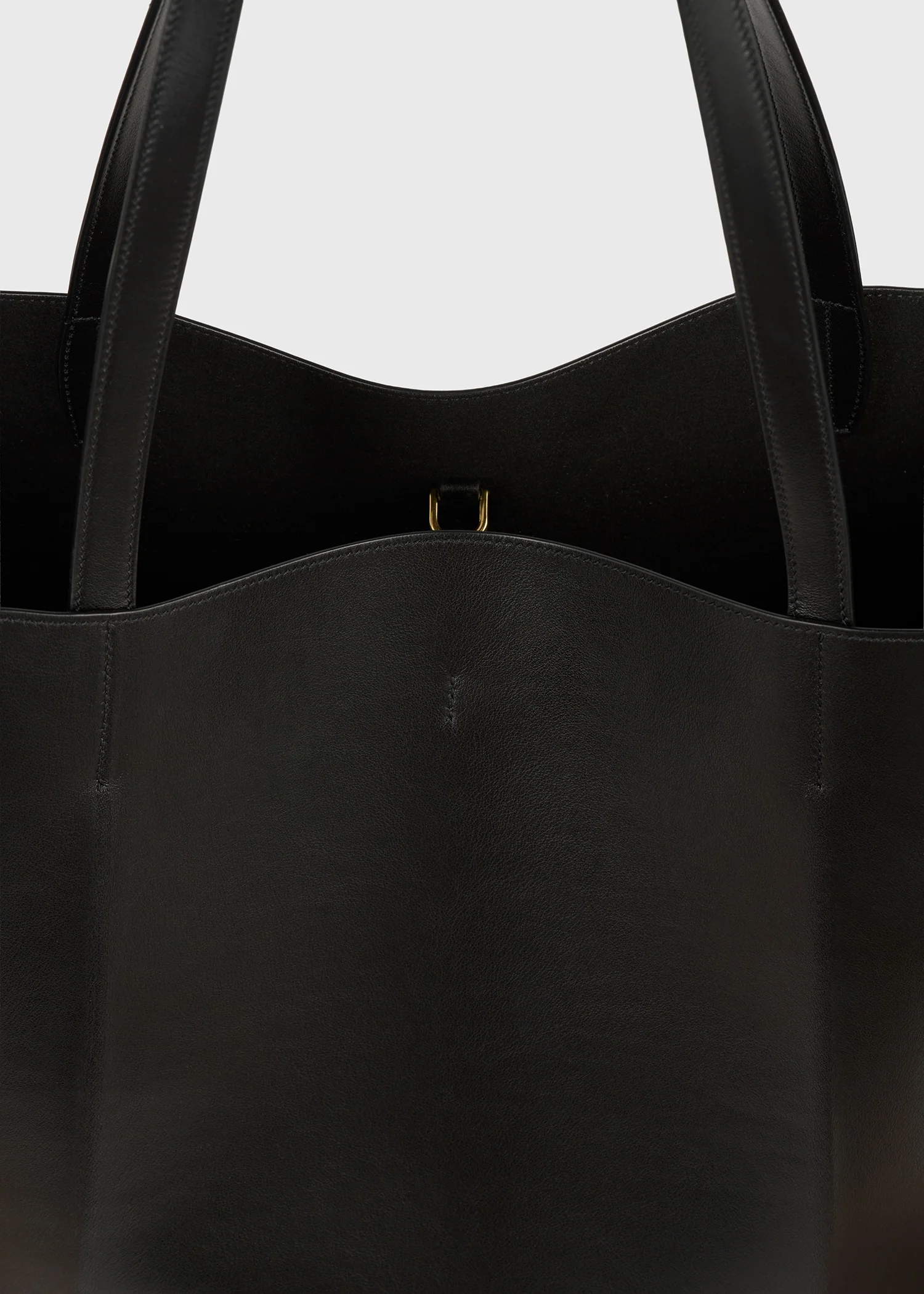 Roam leather tote black - Image 5