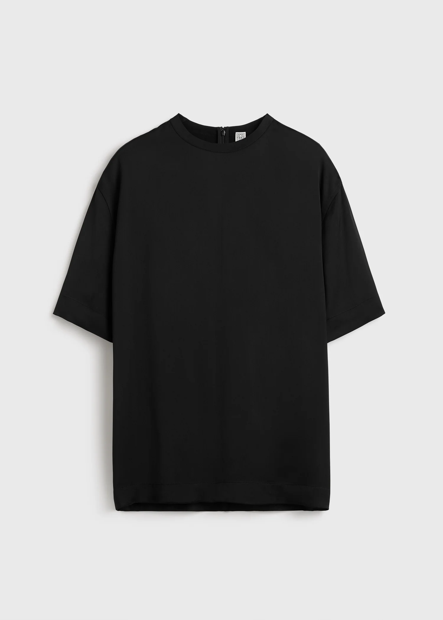 Satin tee black - Image 5