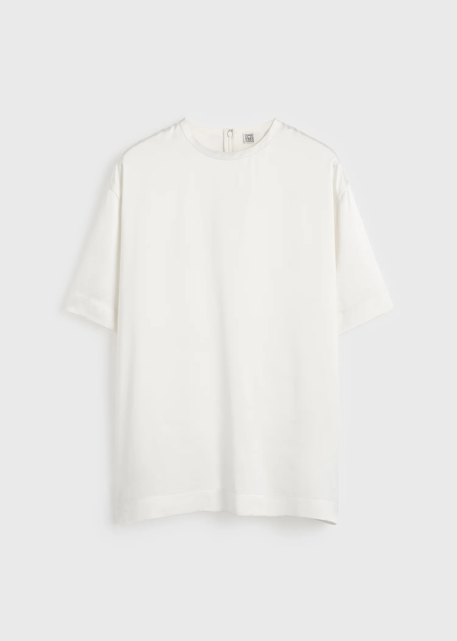 Satin tee white - Image 5