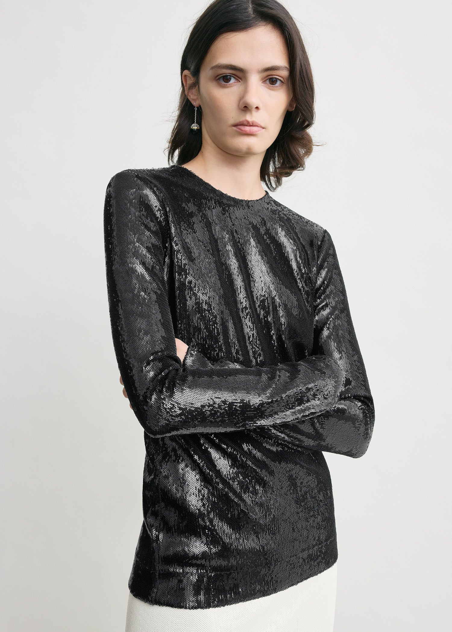 Sequin top black - Image 4