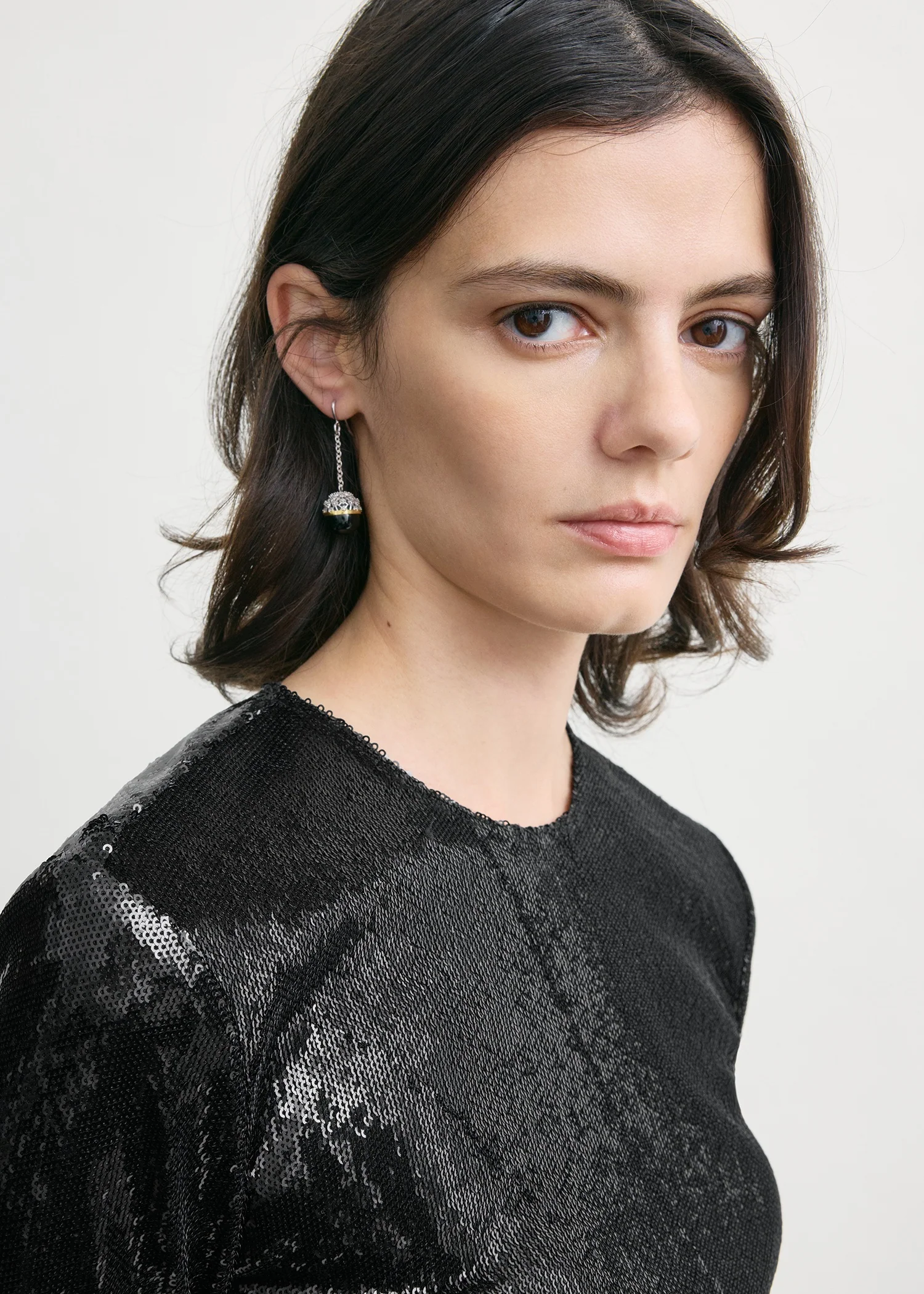 Sequin top black - Image 5