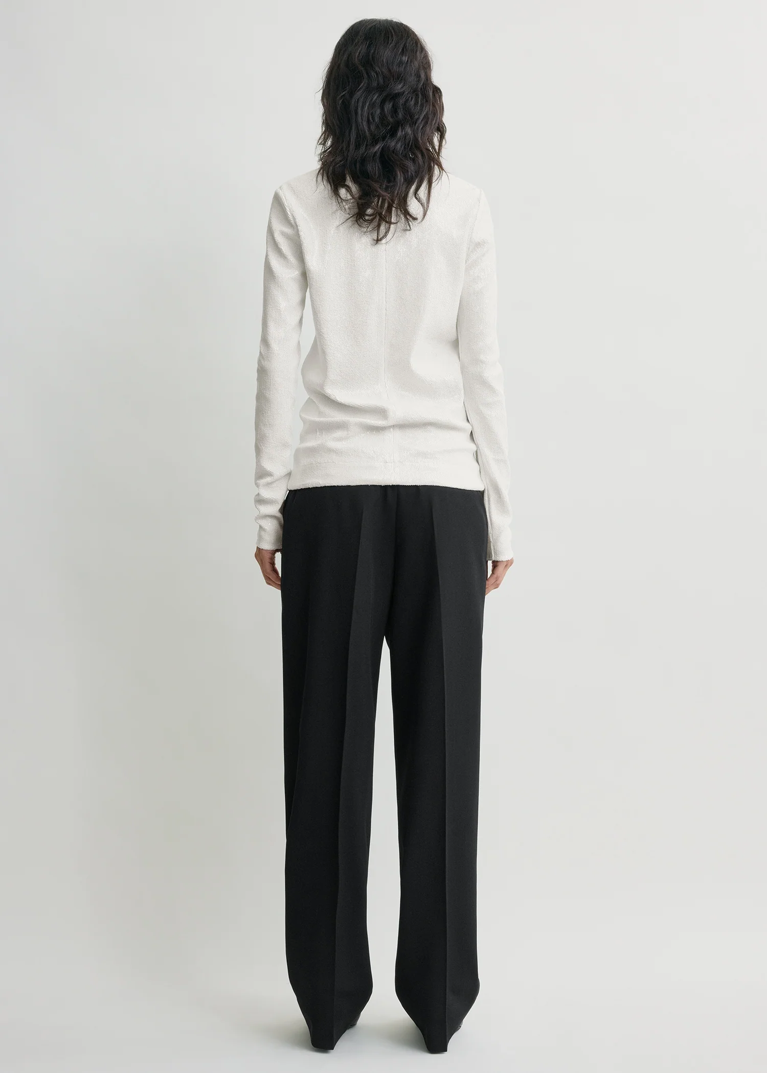 Sequin top white - Image 3