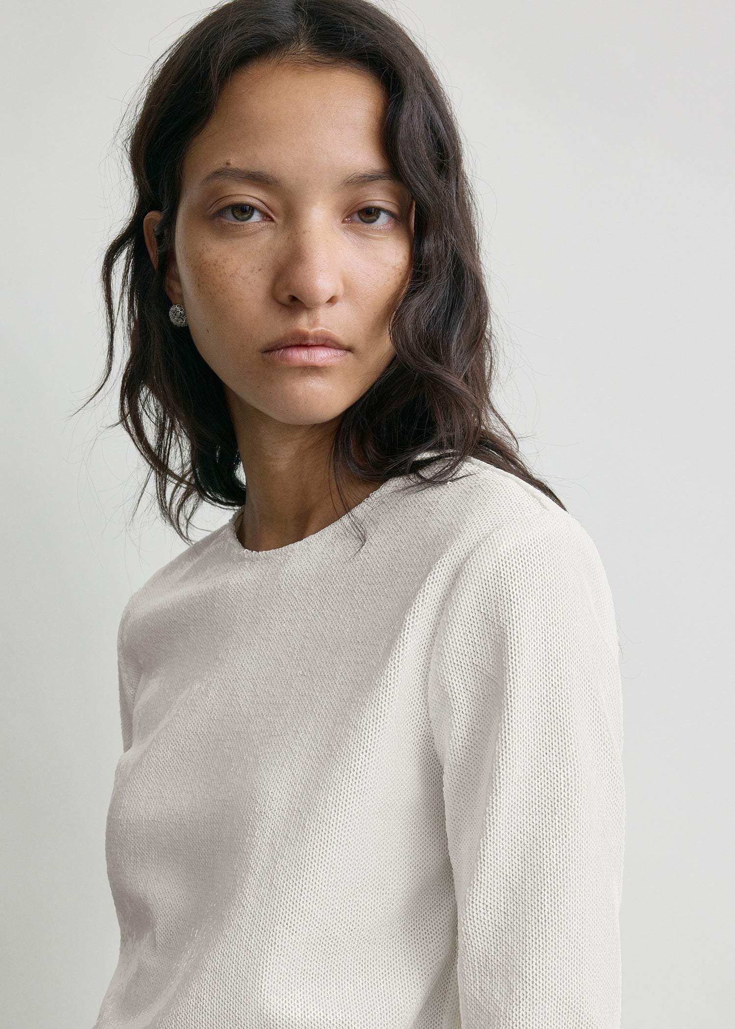 Sequin top white - Image 5