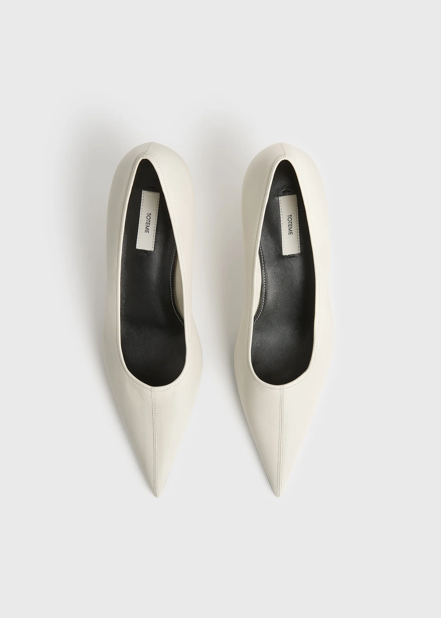 Sharp nappa wedge pumps white - Image 4