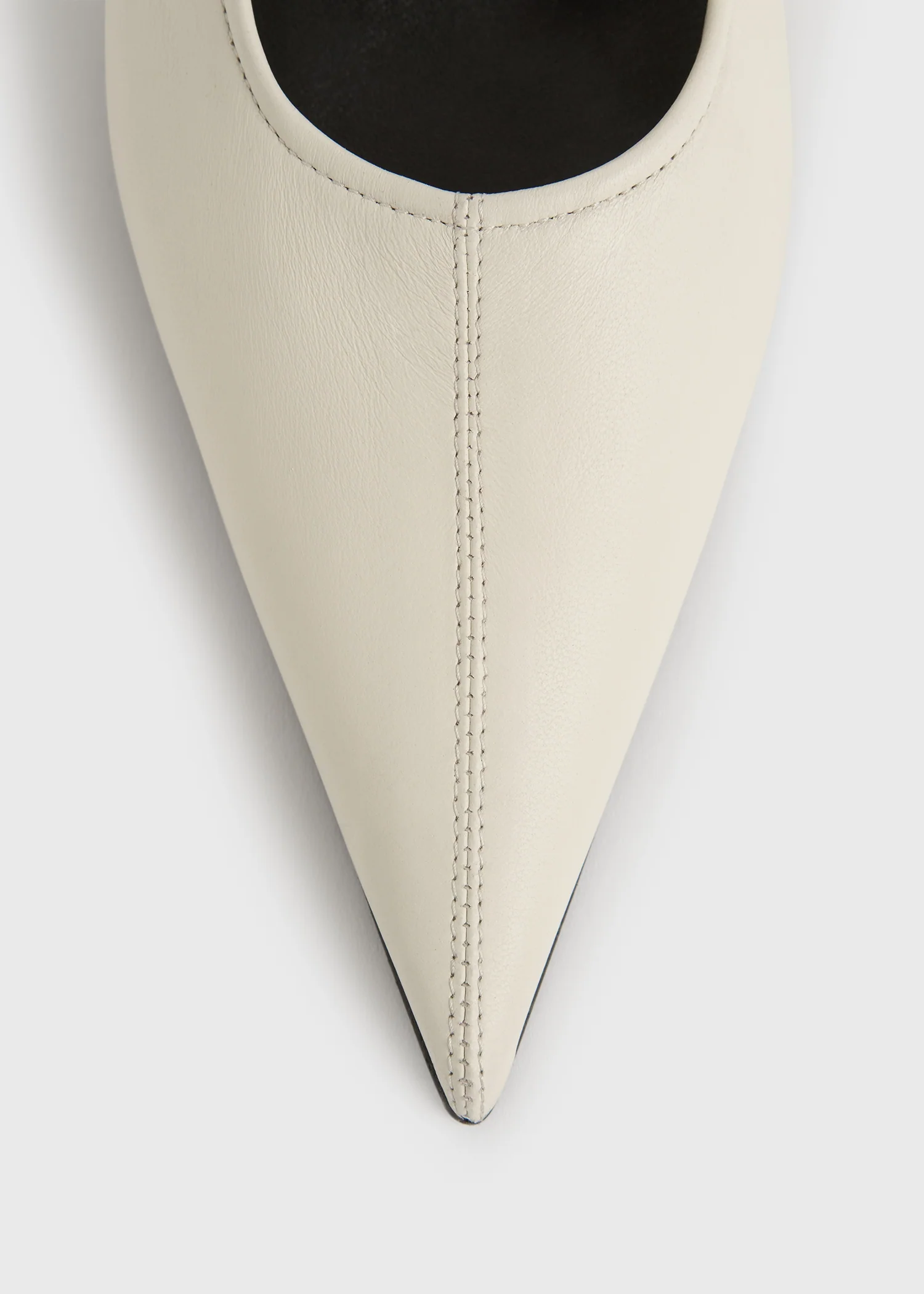 Sharp nappa wedge pumps white - Image 6