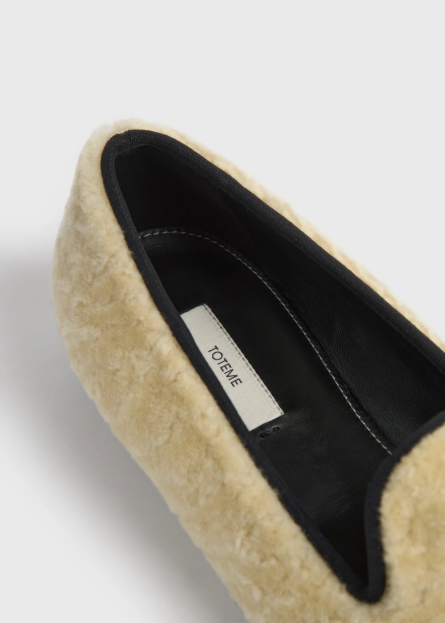 Shearling loafers beige - Image 5