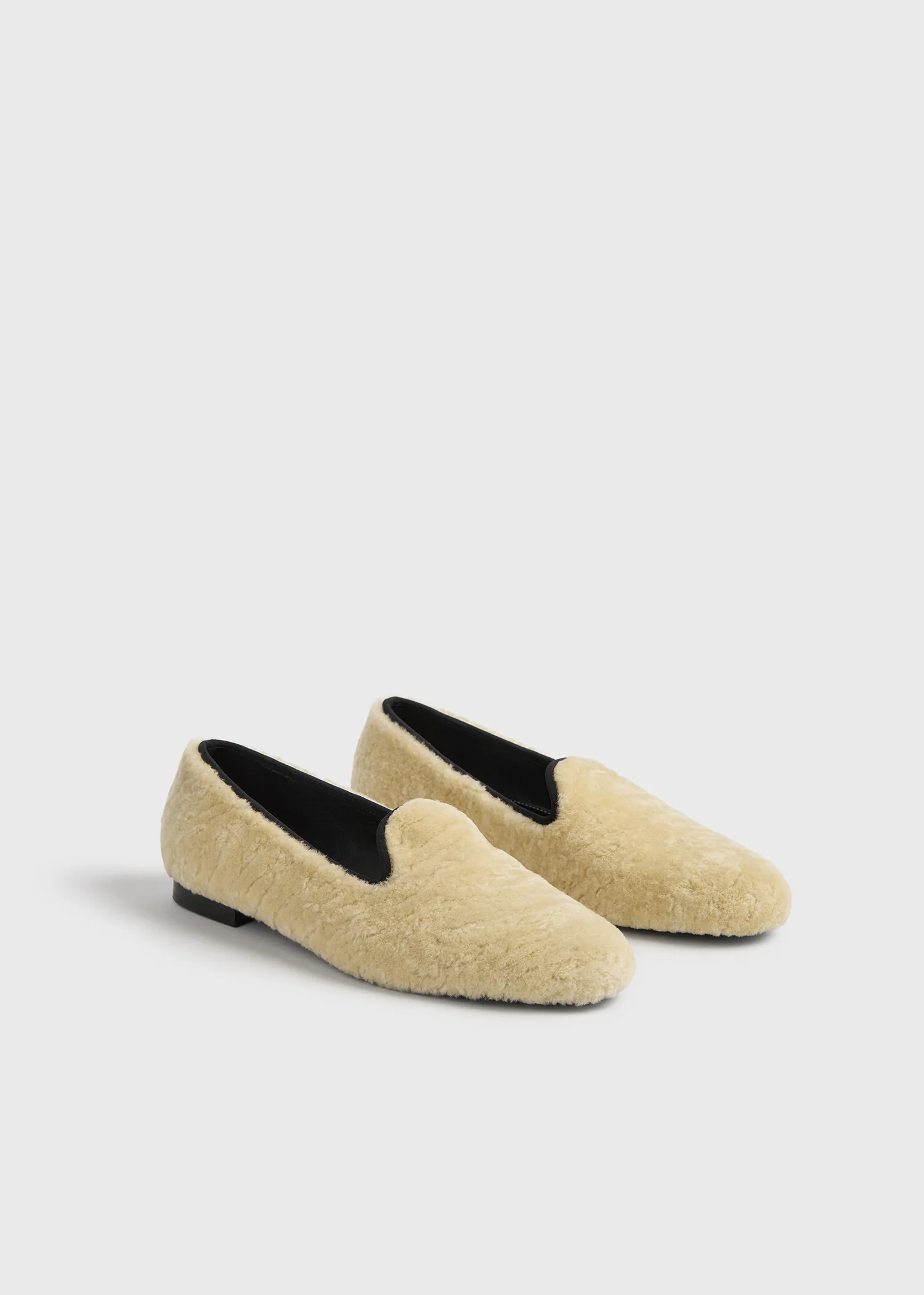 Shearling loafers beige - Image 7