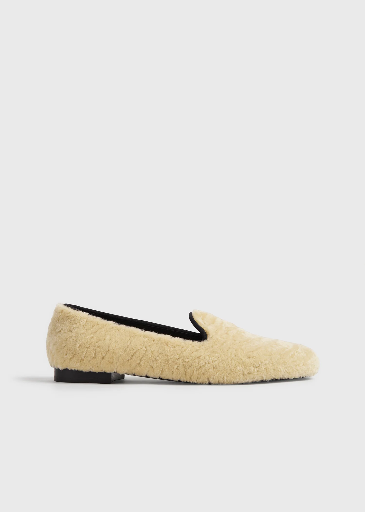 Shearling loafers beige - Image 8