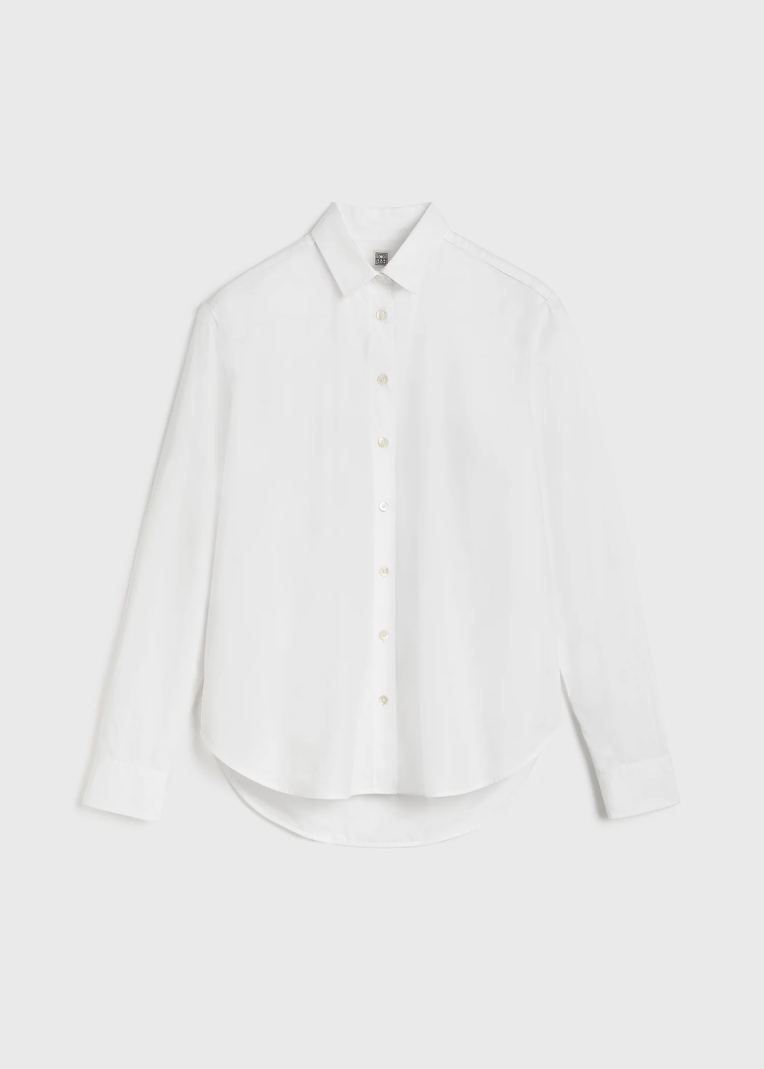 Signature cotton shirt white - Image 5