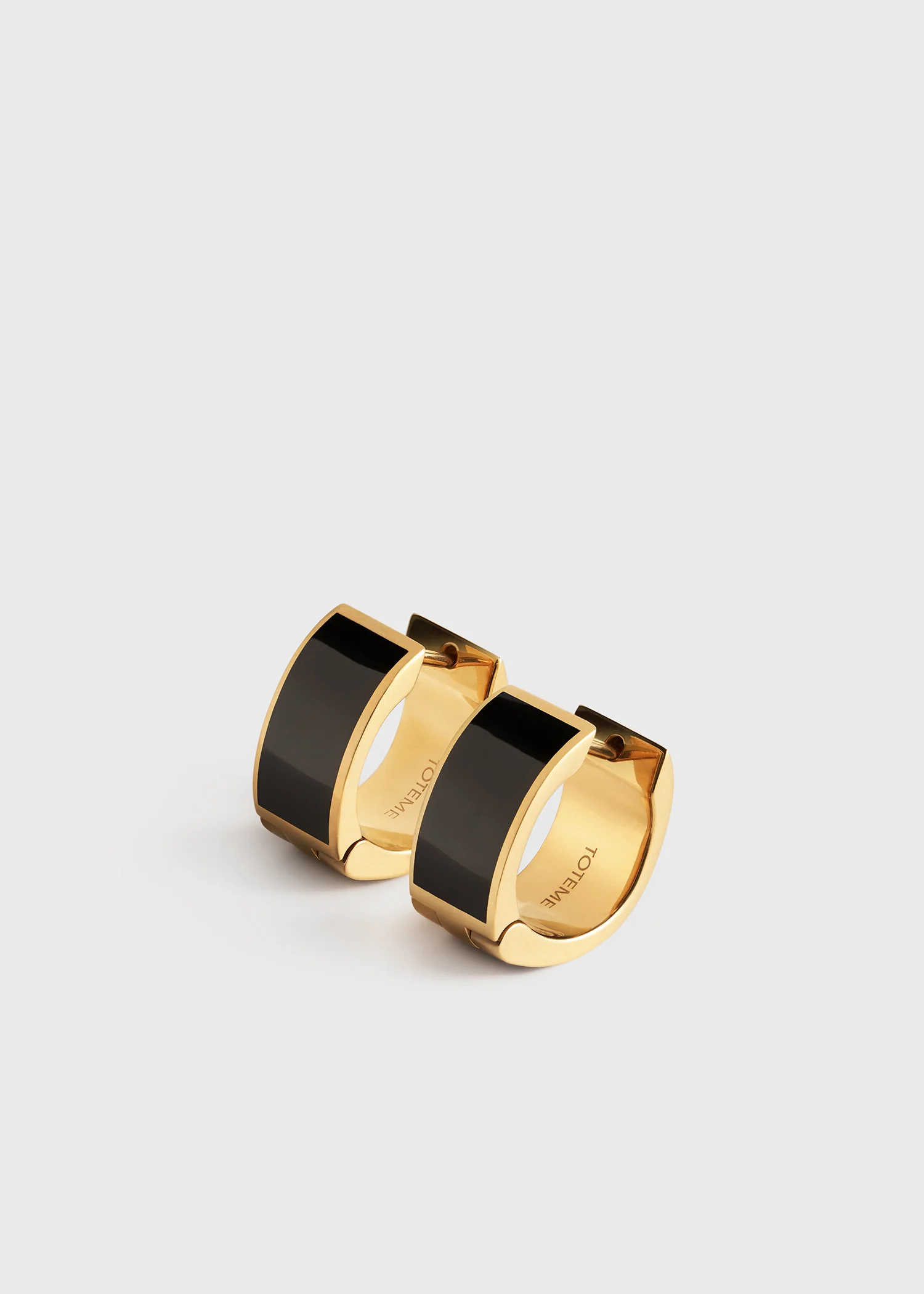 Signature hoops black/gold - Image 5