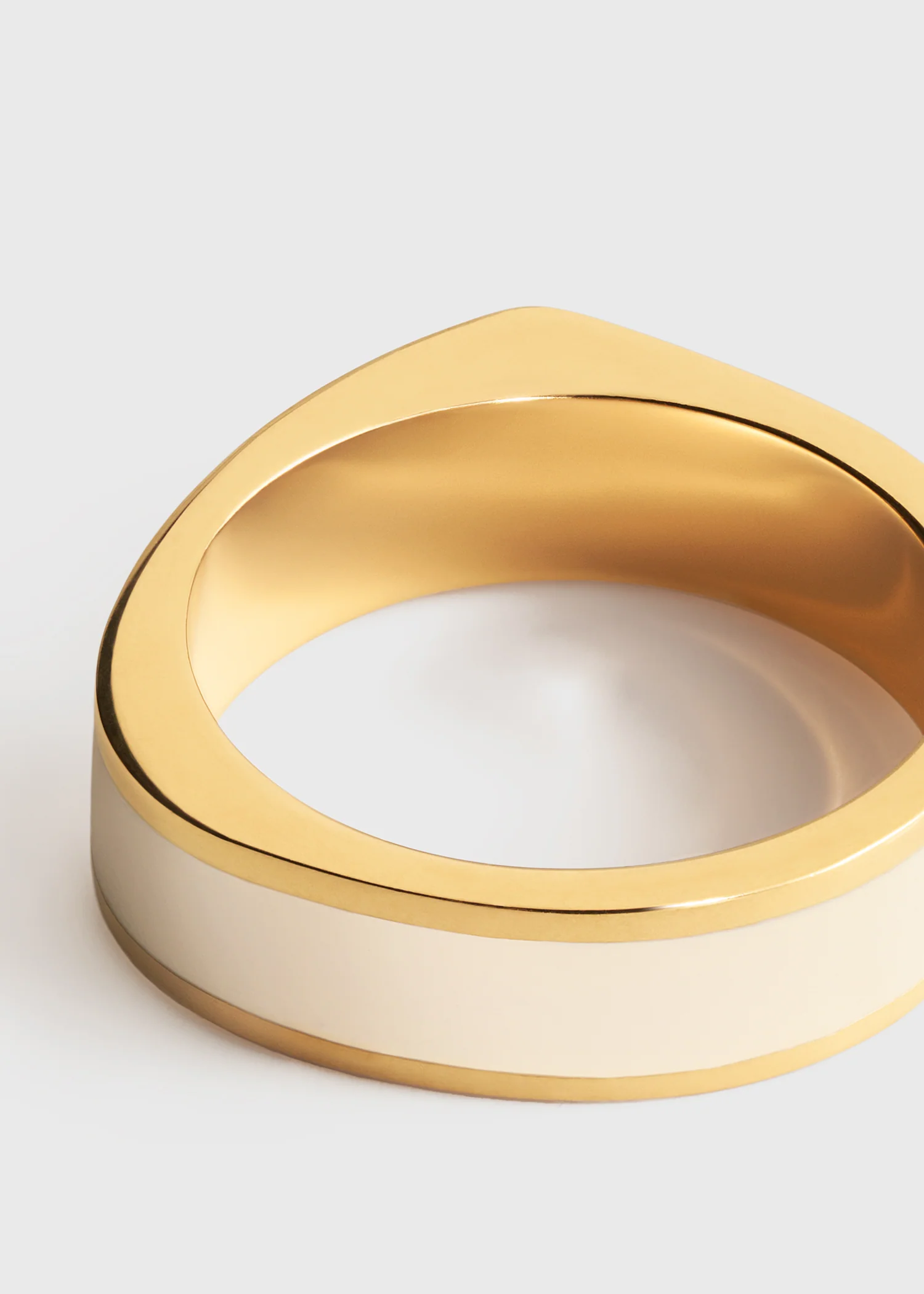 Signature ring ecru/gold - Image 3