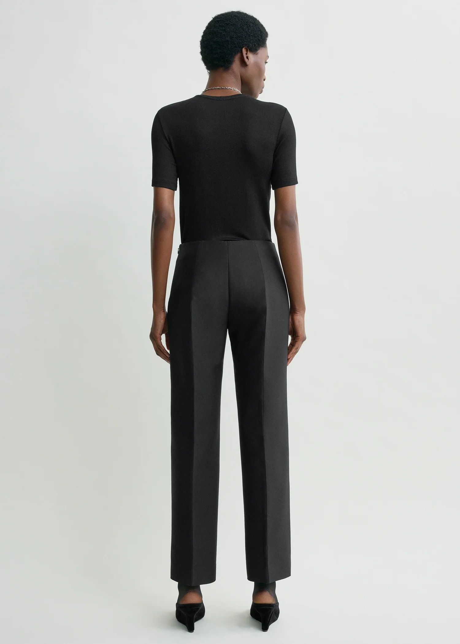 Slim evening trousers black - Image 3