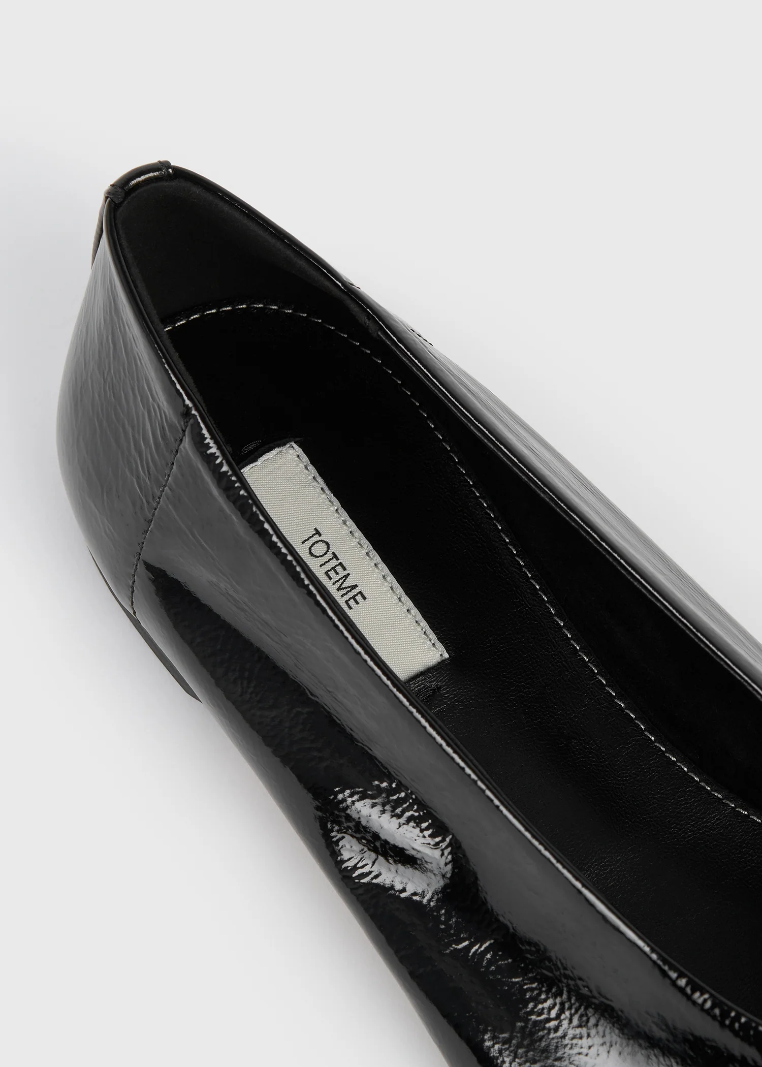 Slip naplack ballerinas black - Image 5