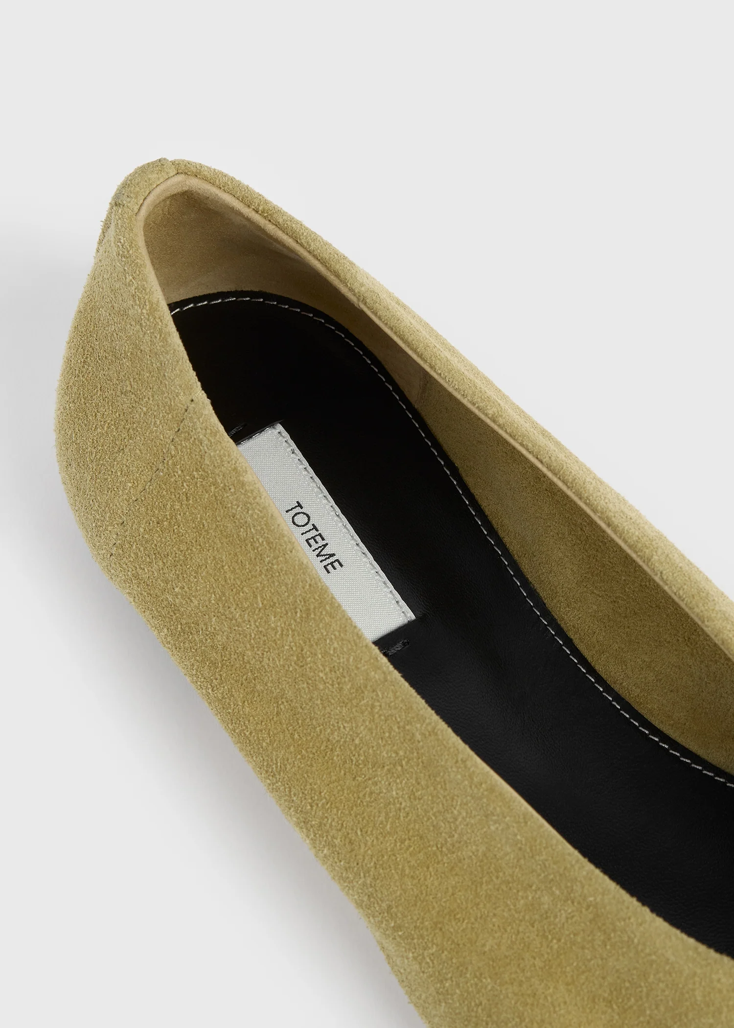Slip suede ballerinas cashew - Image 5